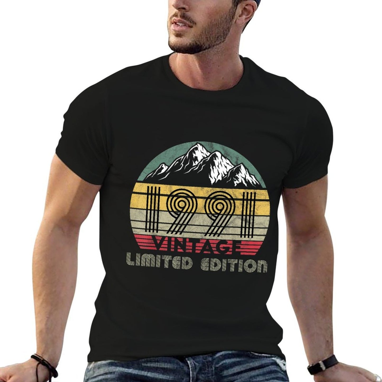 30 Year Old Gifts Vintage 1991 Limited Edition 30th Birthday High-quality Stitching T-Shirt