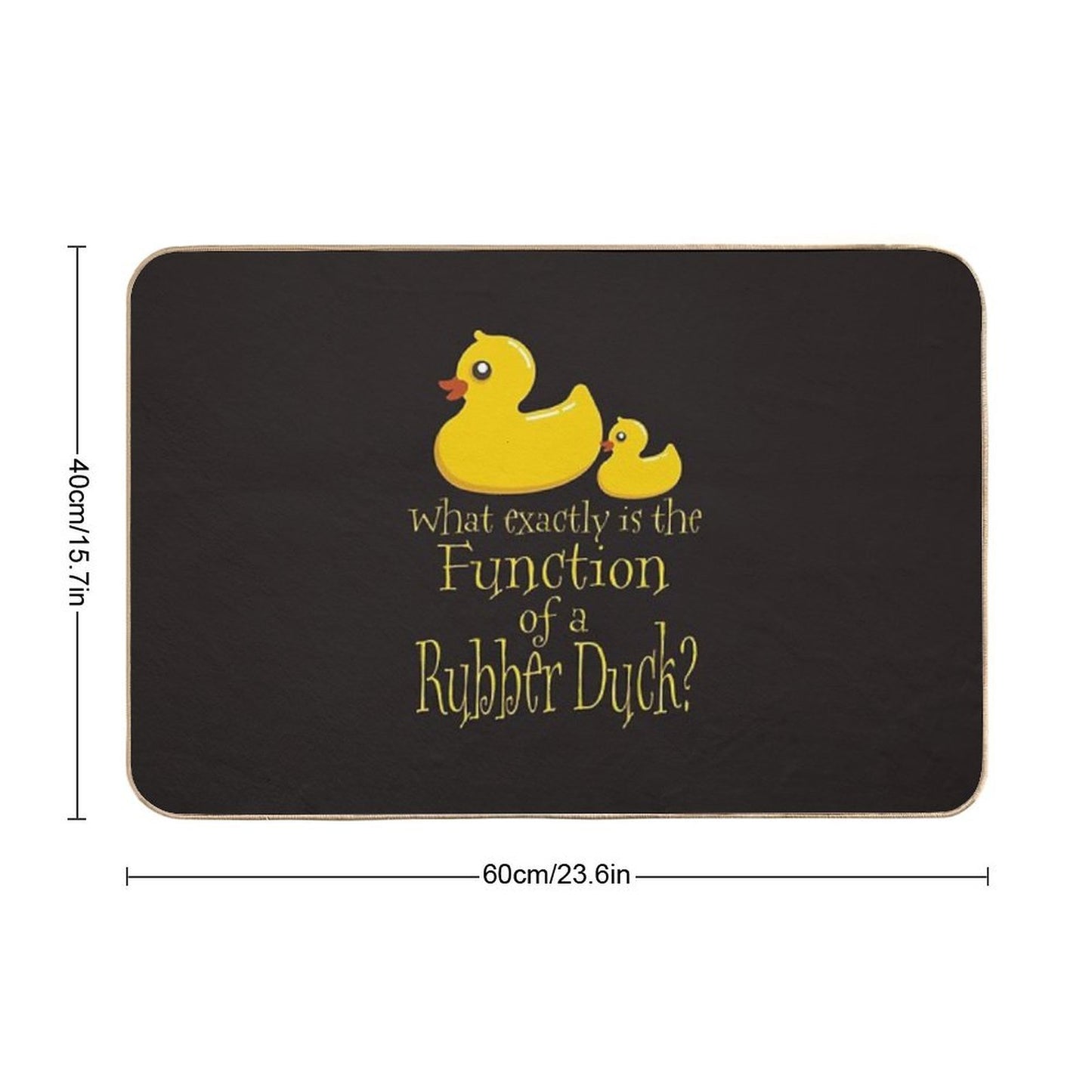 Rubber Ducky Easy Maintenance Bath Mat