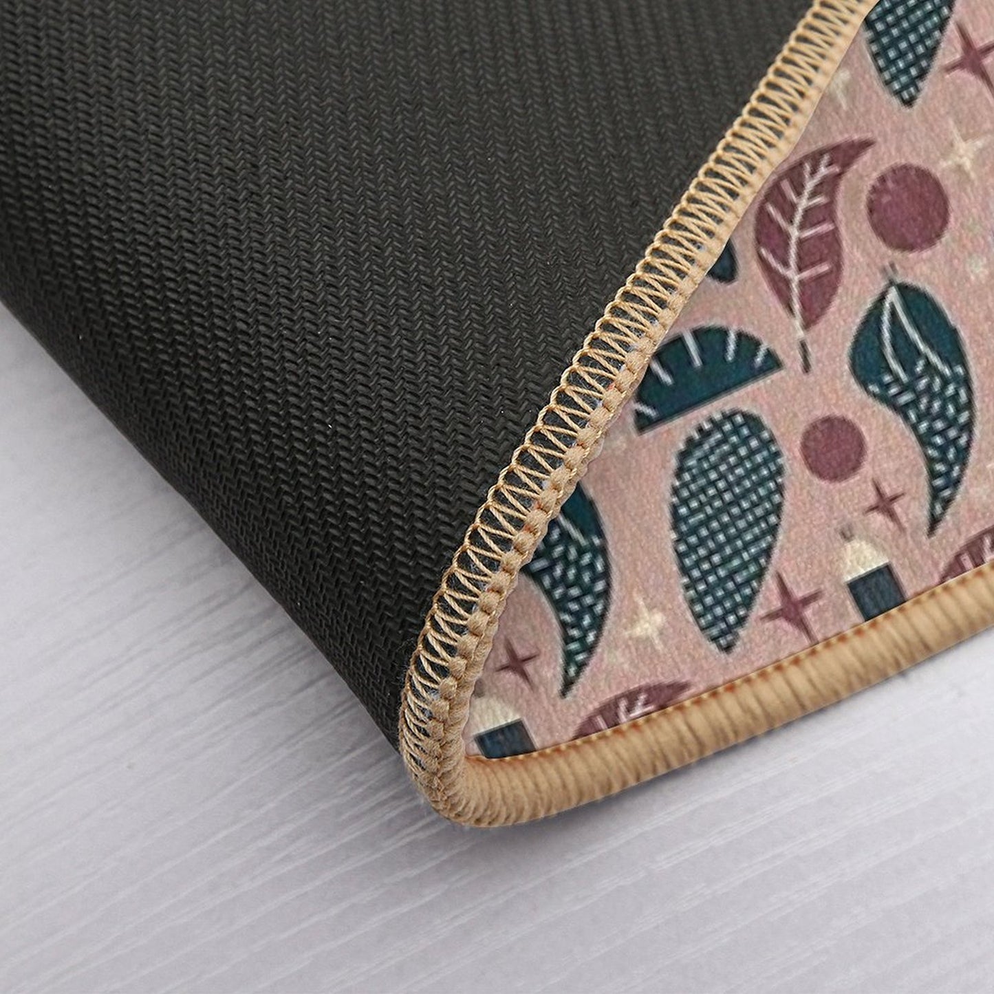 Muted Summer Soft Summer Pattern, Skin-tone Matching, Personal Color Analysis, PCA, Mid-century Modern Slip-Resistant Bath Mat