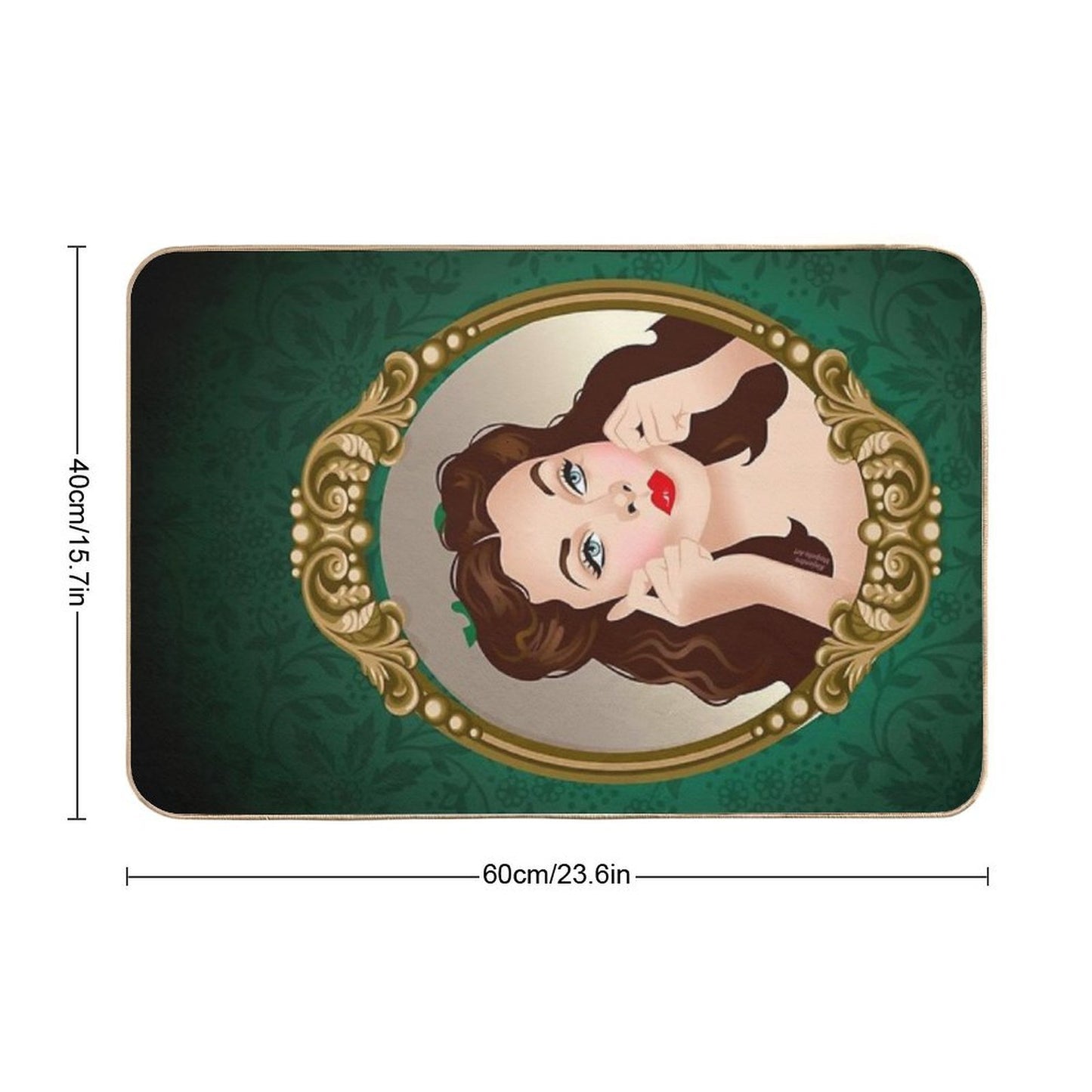 Scarlett Mirror Eco-Friendly Bath Mat