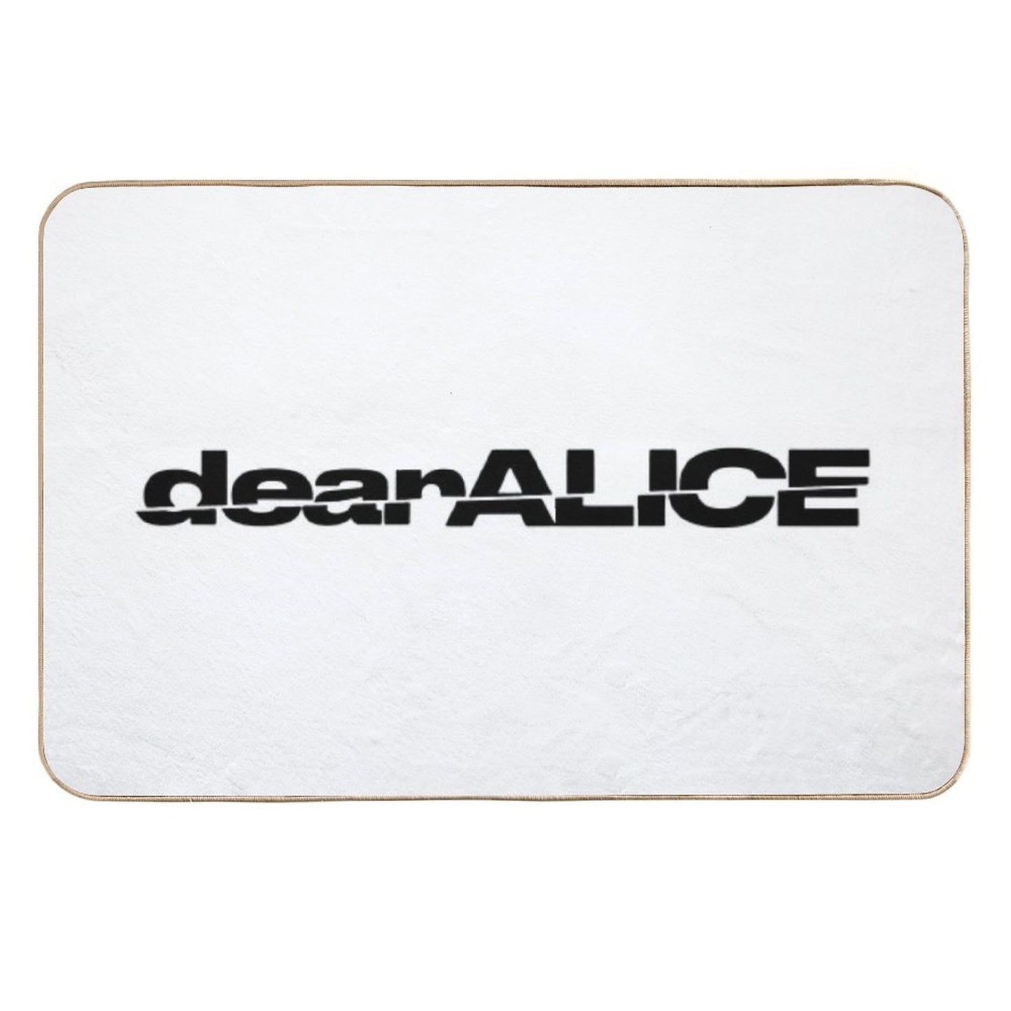 DearALICE Logo Pet-Safe Bath Mat