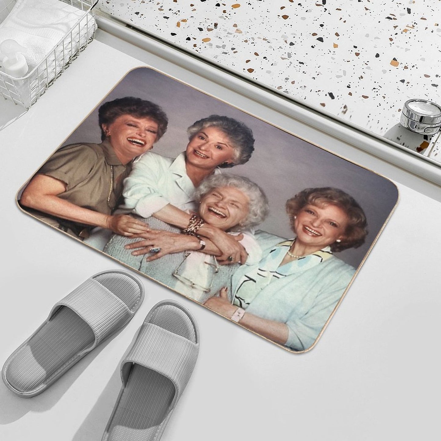 The Golden Girls Dirt-Trapping Bath Mat