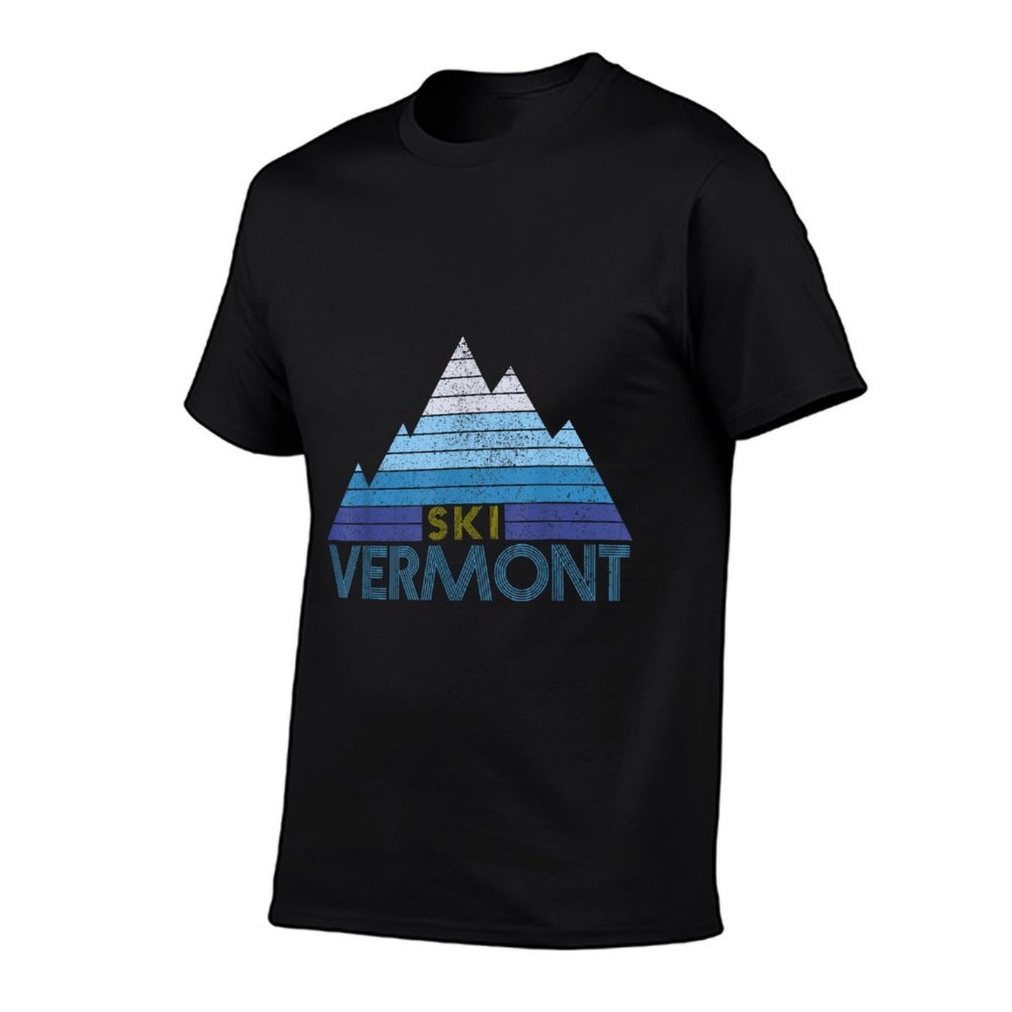 Vermont Ski Souvenir Vintage Mountain Sports Winter Sports Relaxed-fit T-Shirt