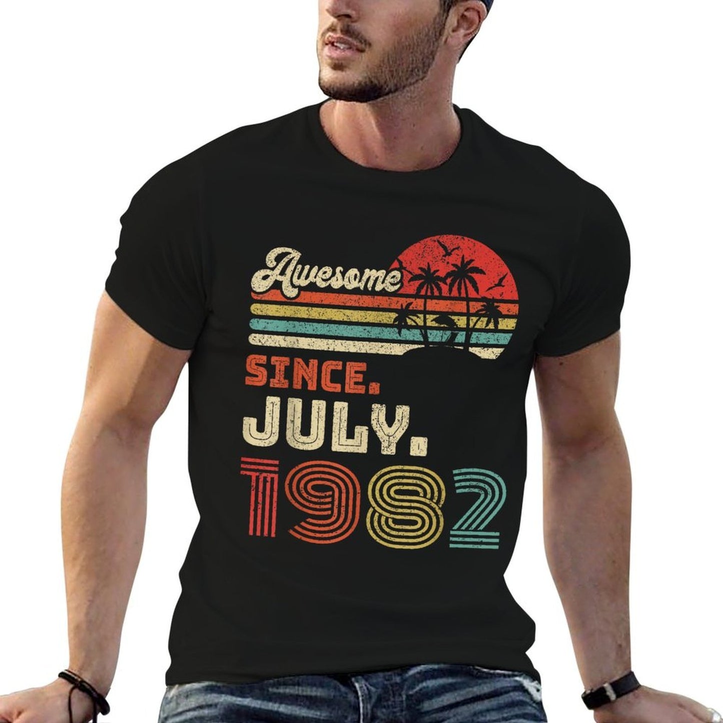 40 Year Old Awesome Since July 1982 40th Birthday Classic T-Shirt
