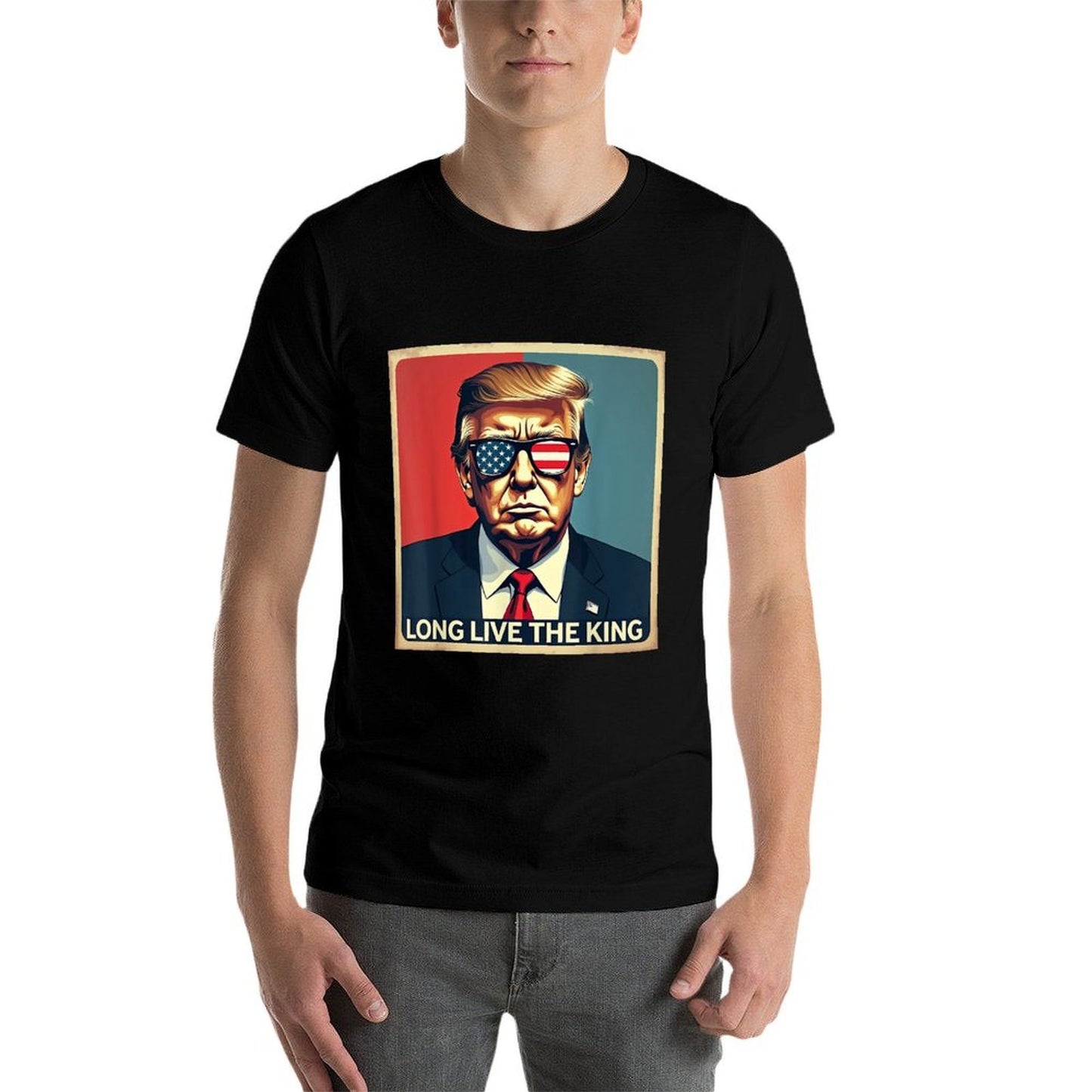 Trump Long Live The King Graphic-printed T-Shirt