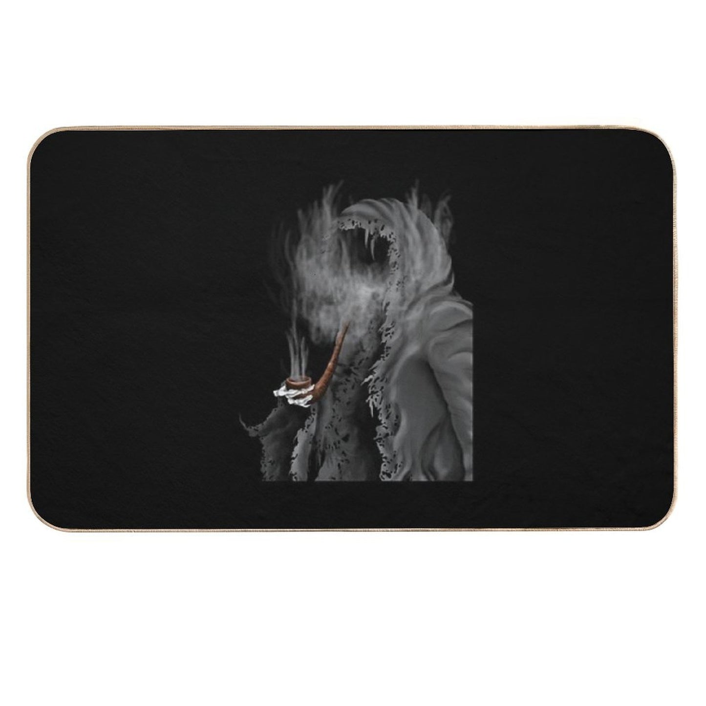 Grim Reaper Still Smoking Fade-Resistant Bath Mat