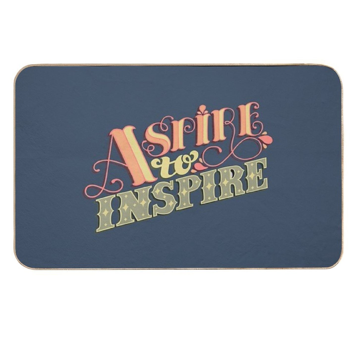 Aspire to Inspire Repositionable Bath Mat