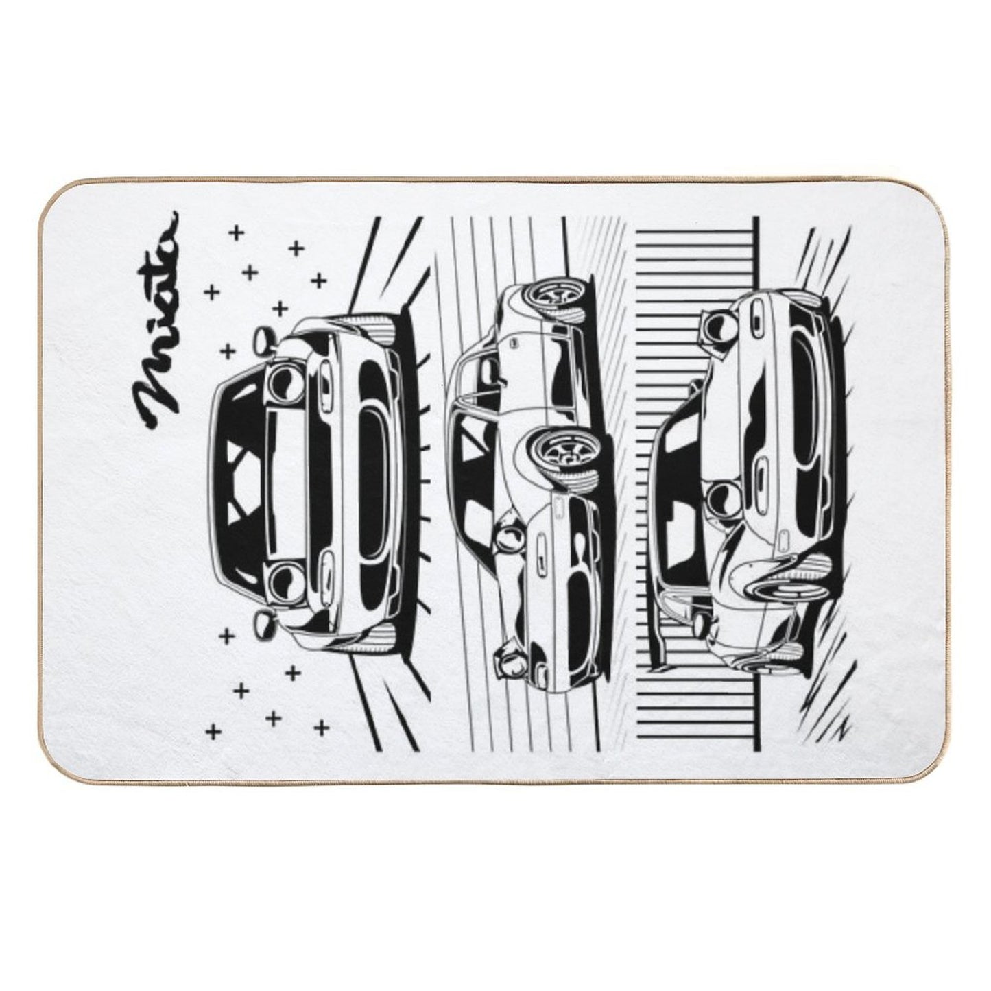 Mazda Miata Fade-Resistant Bath Mat