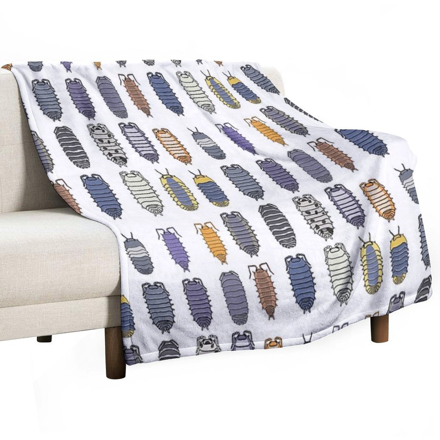 Isopods Easy Care Throw Blanket