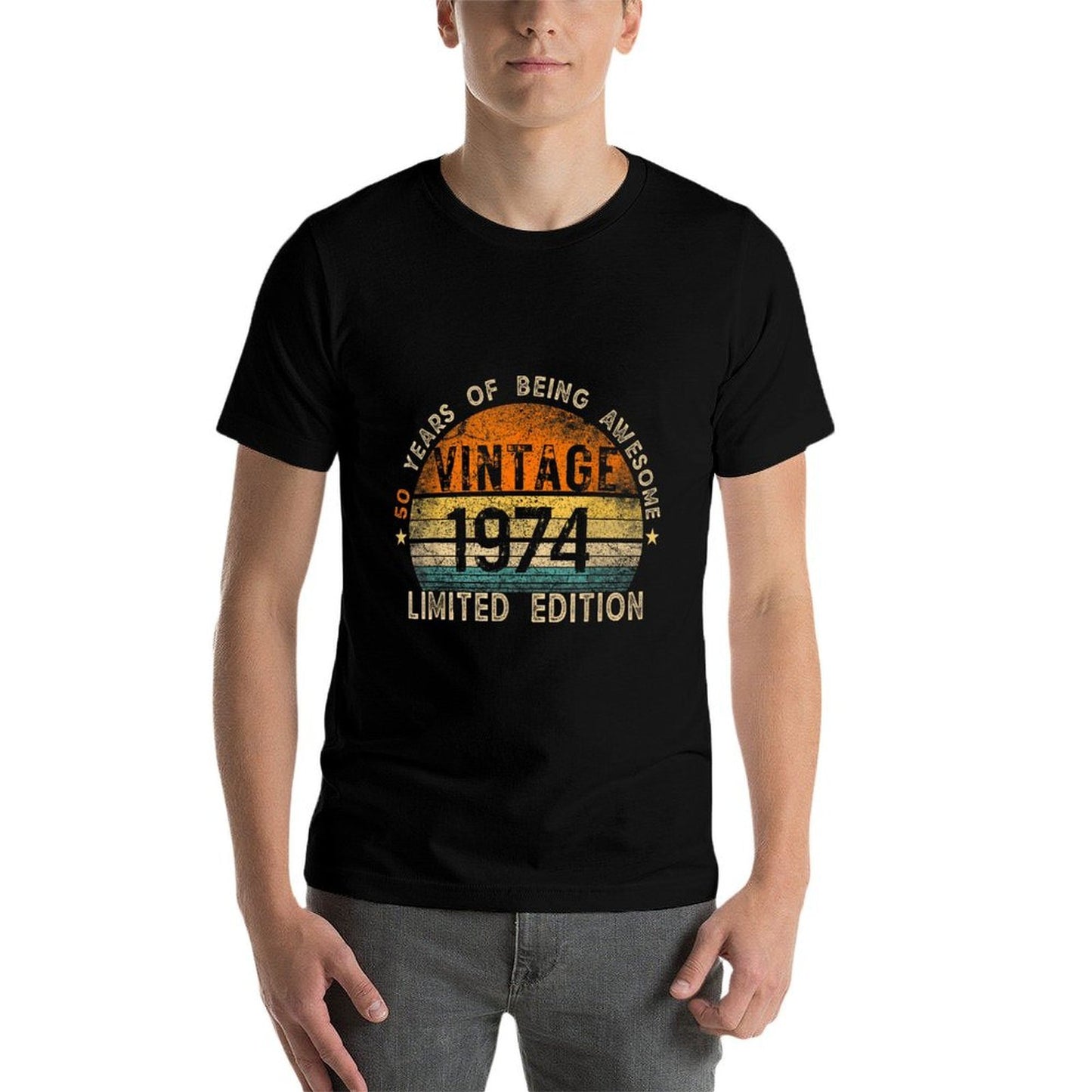 50 Year Old Vintage 1974 Limited Edition 50th Birthday Wrinkle-resistant T-Shirt