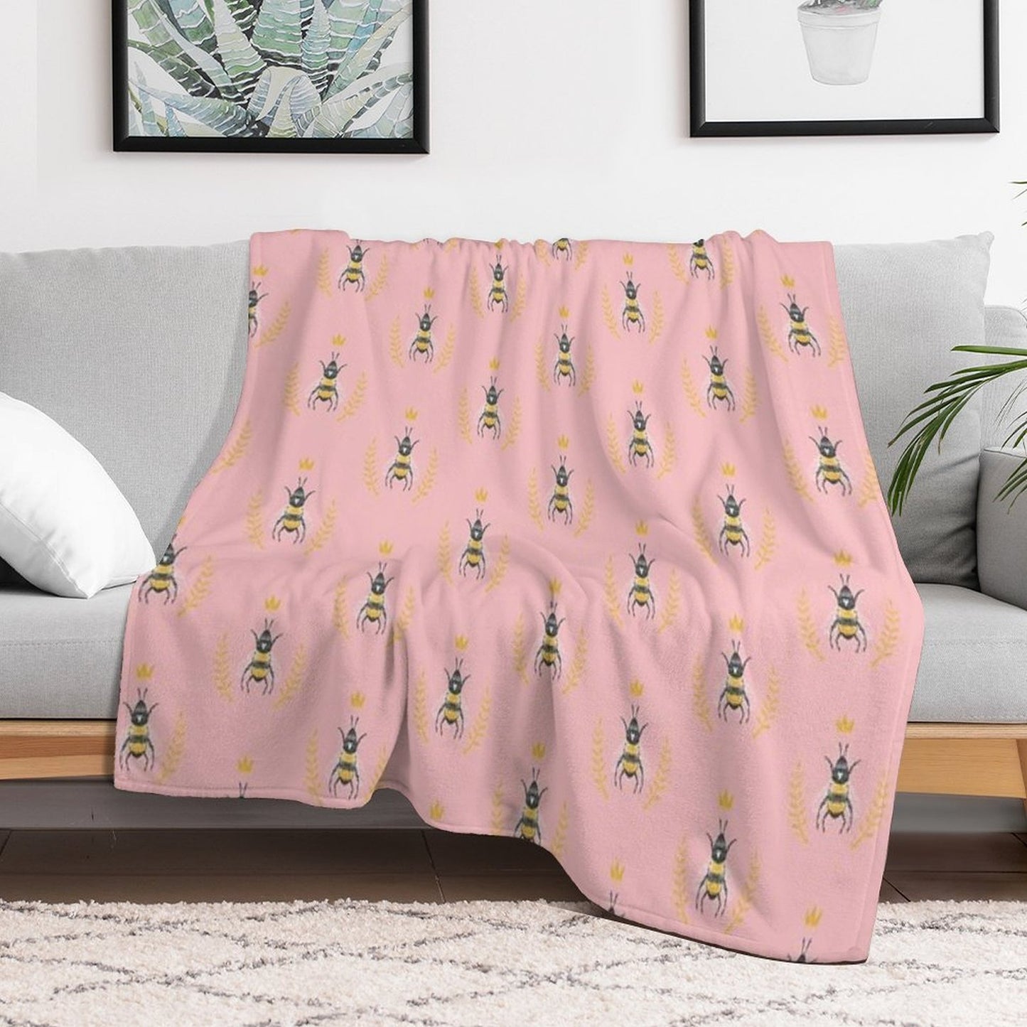 Queen Bee Premium Throw Blanket