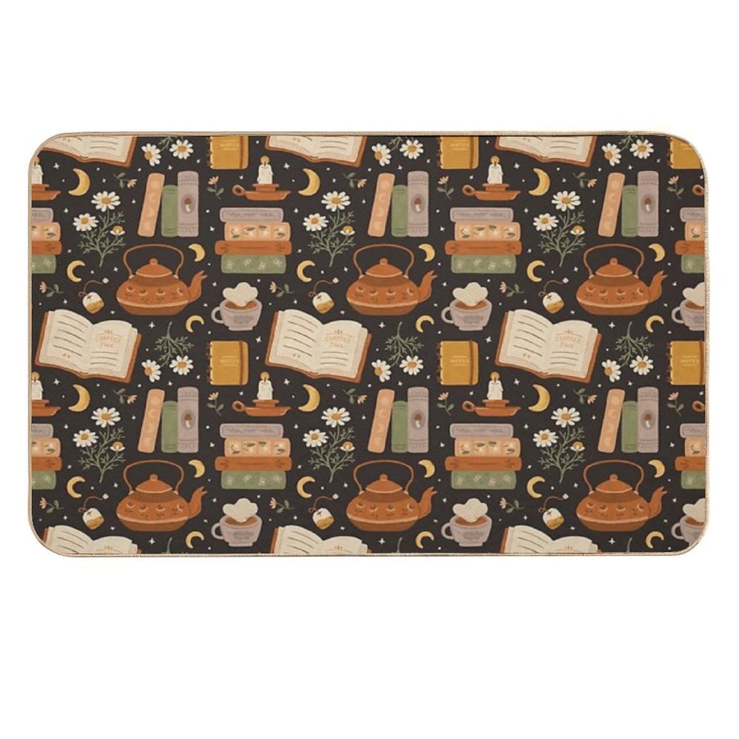 Sweet Bookish Dreams Stain-Proof Bath Mat