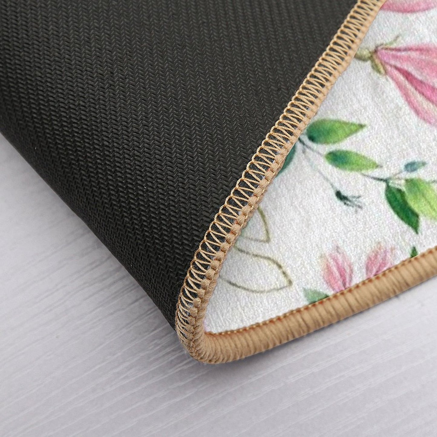 Peonies Easy To Clean Bath Mat