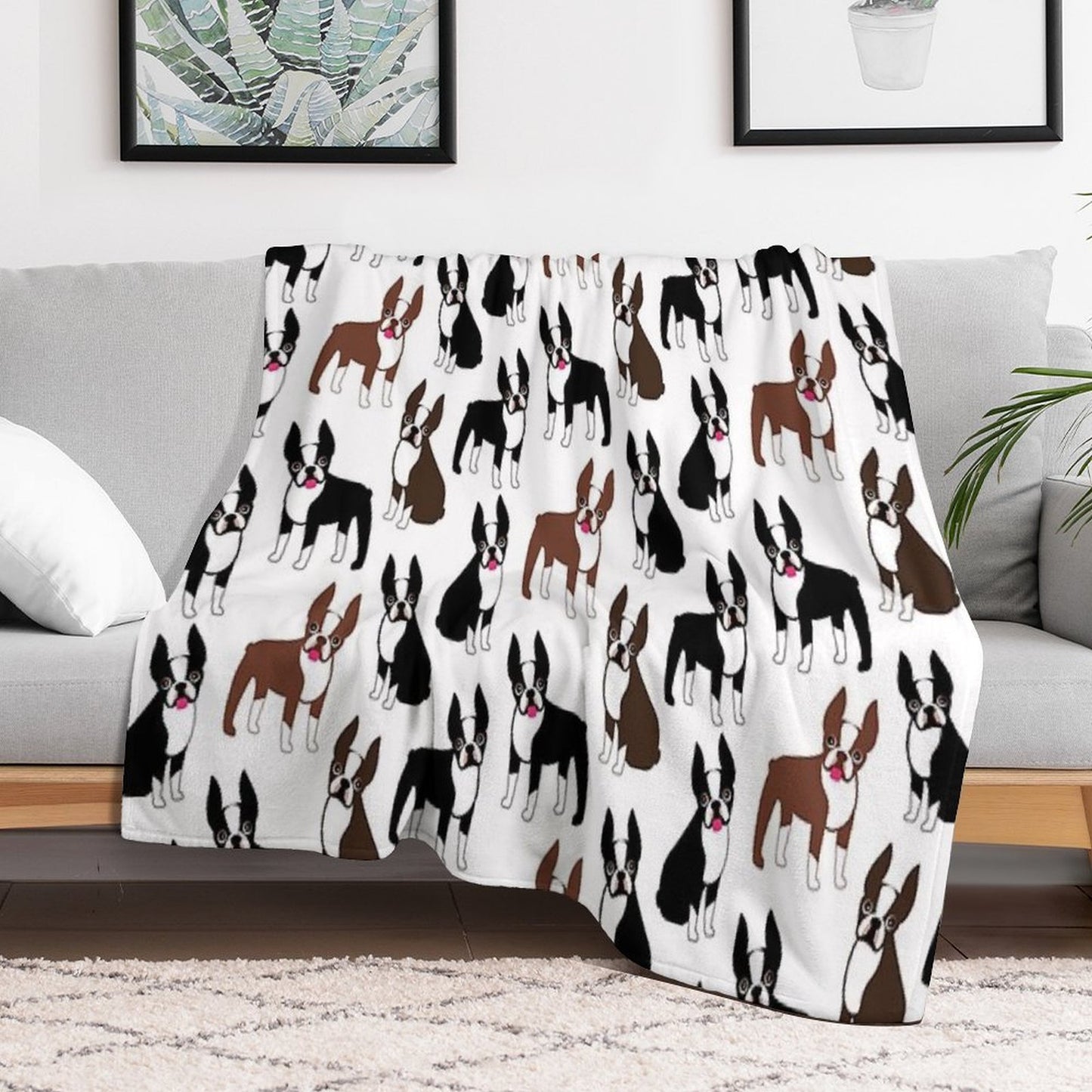 Boston Terriers Premium Throw Blanket