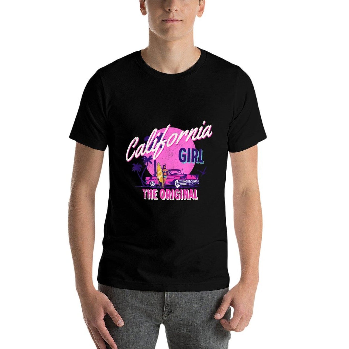 The Original California Girl Cute Pink Girly California Durable T-Shirt