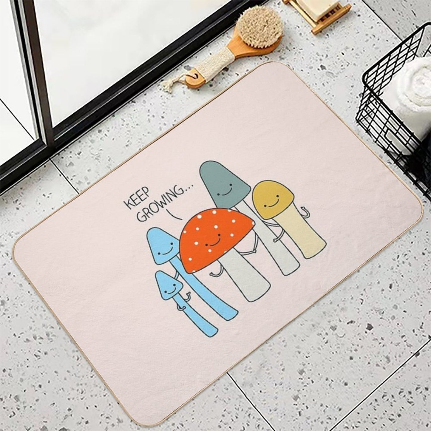 Growing Mushrooms Versatile Bath Mat