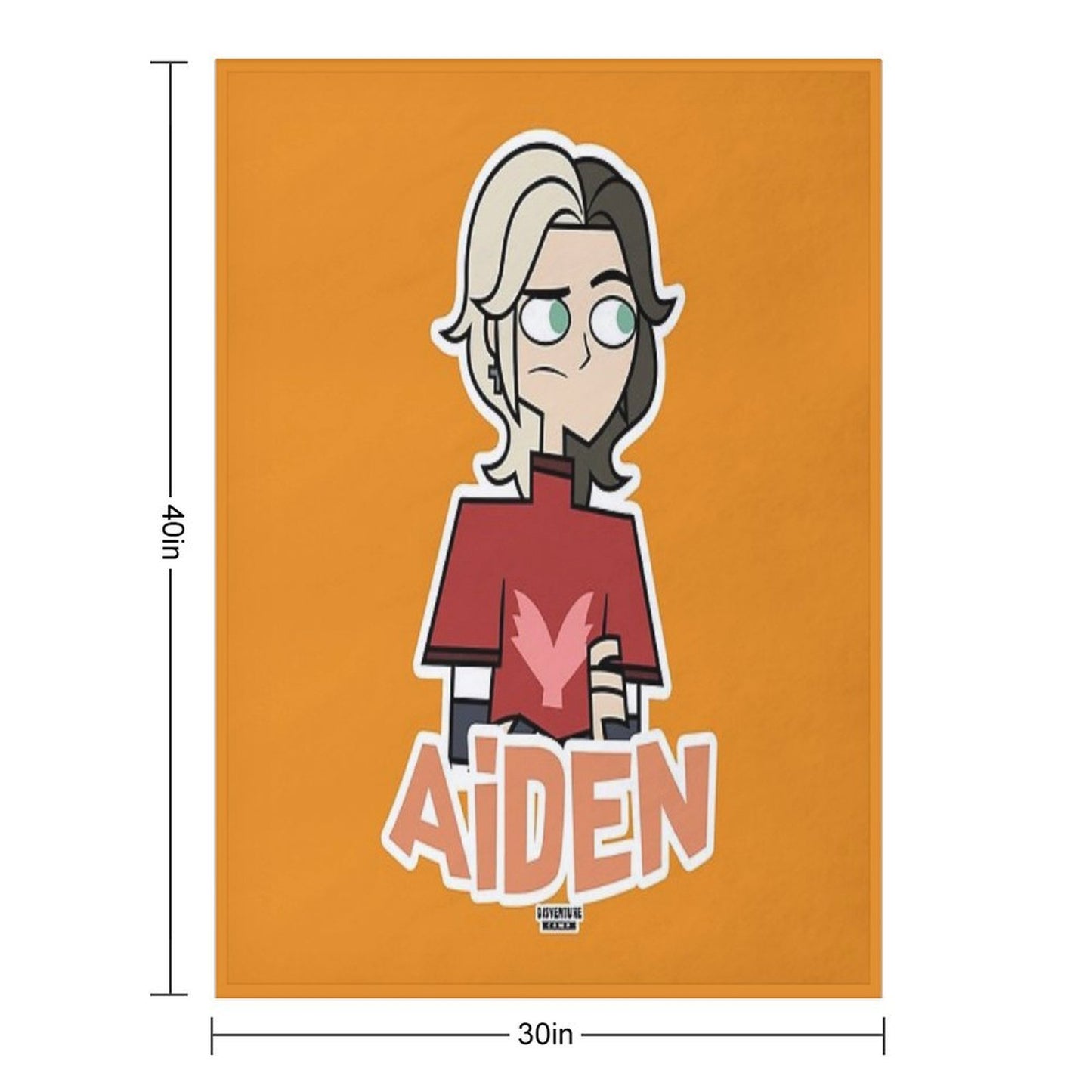 Adventure Camp - Aiden Velvety-soft Throw Blanket