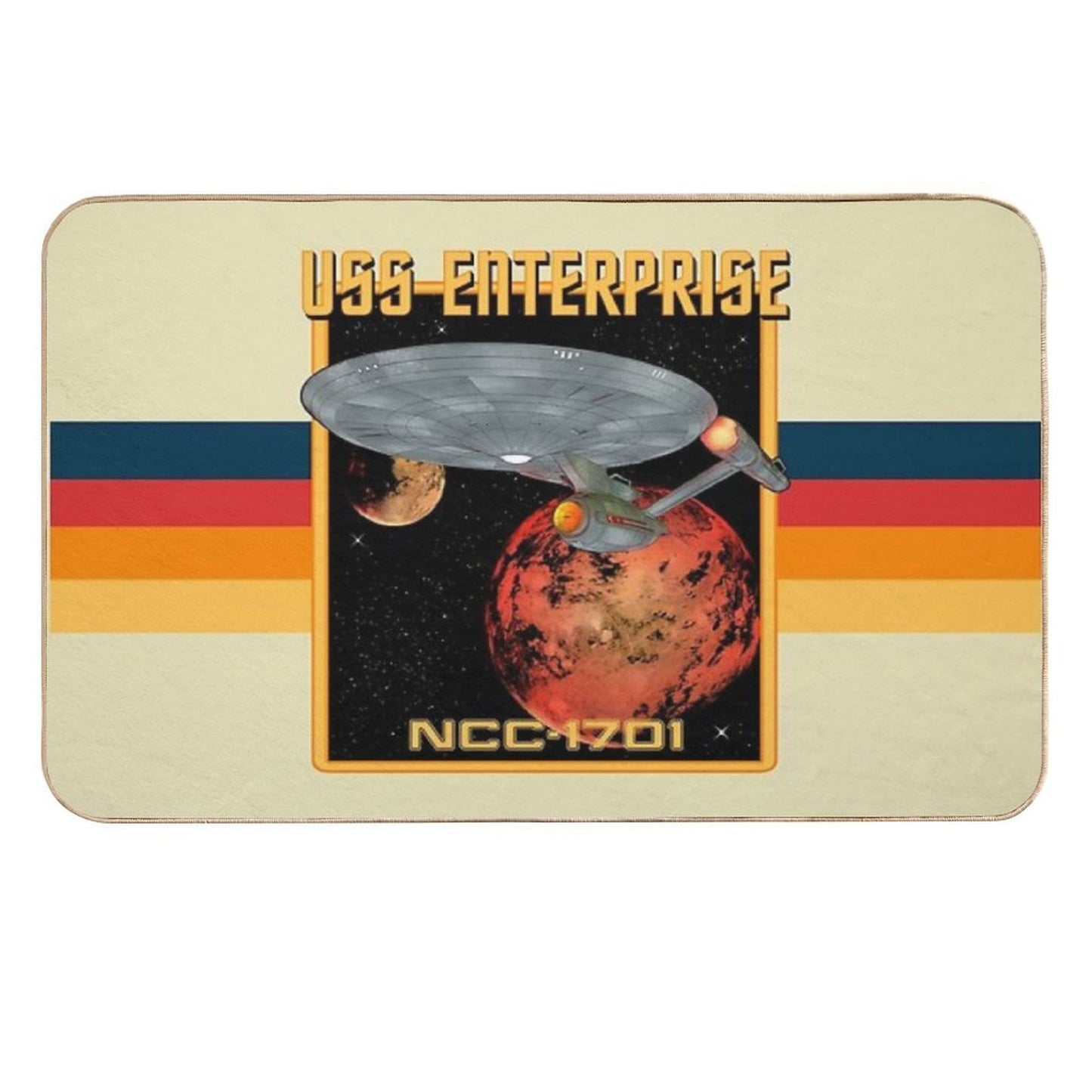 USS Enterprise NCC-1701 Anti-Trip Bath Mat
