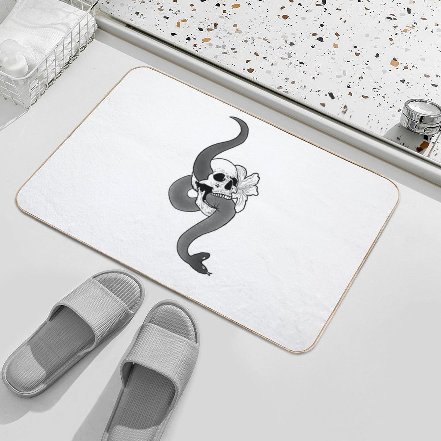 Scaly Oddity Absorbent Bath Mat