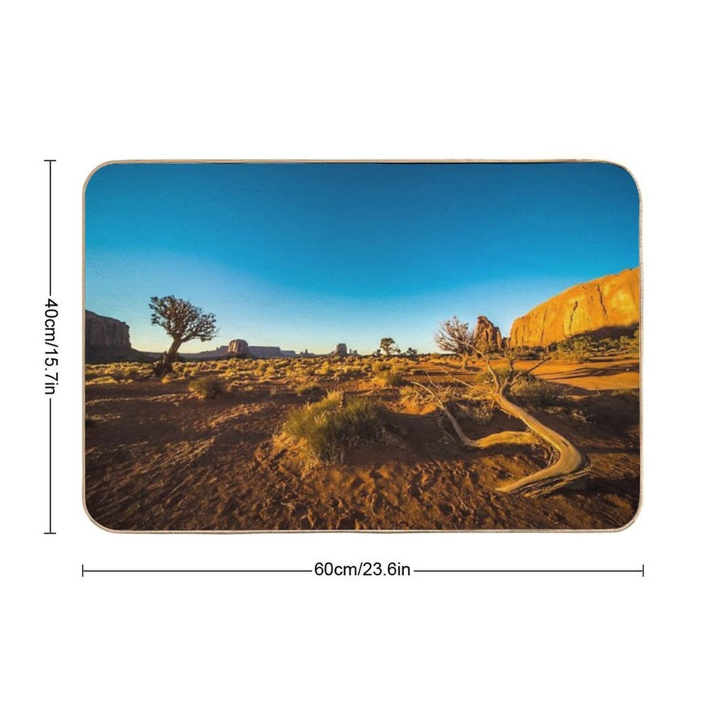 Monument Valley Branch Durable Bath Mat