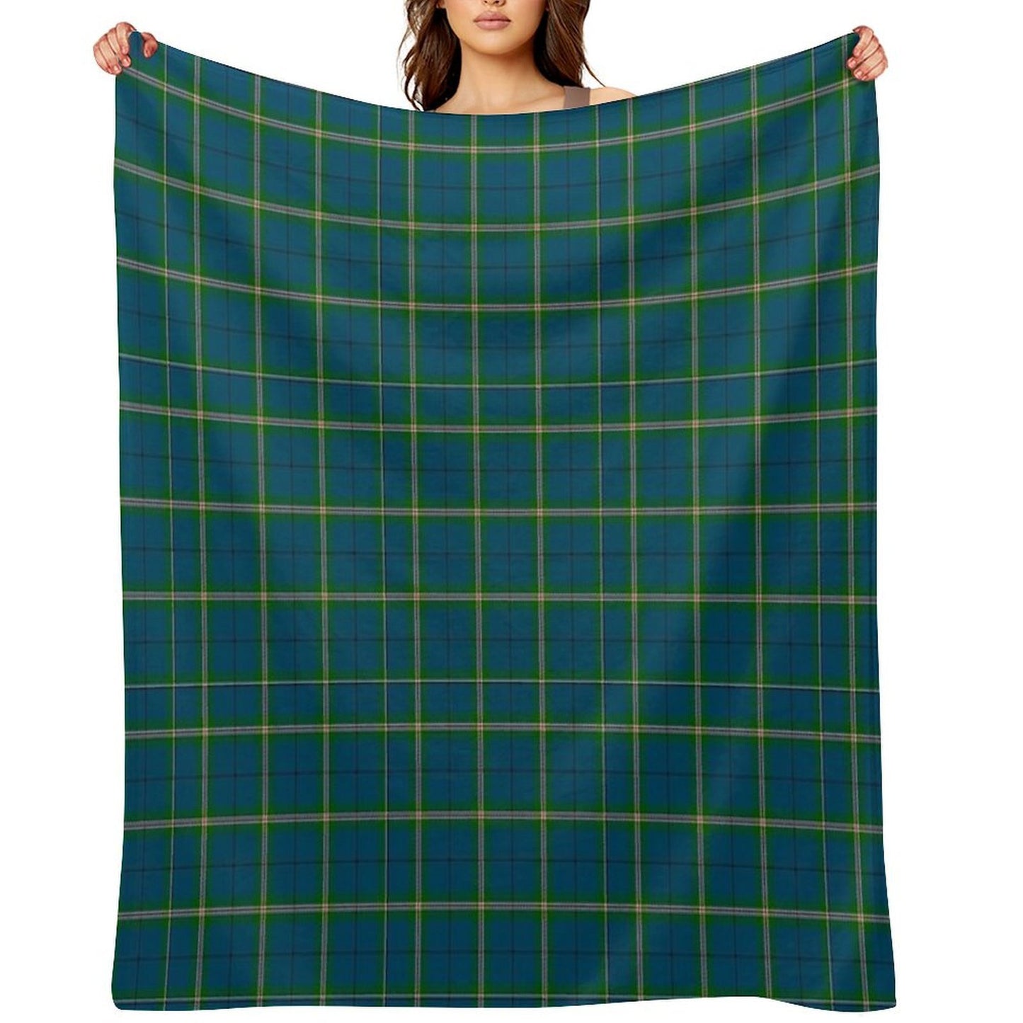 Clan Cleland Tartan Travel-friendly Throw Blanket