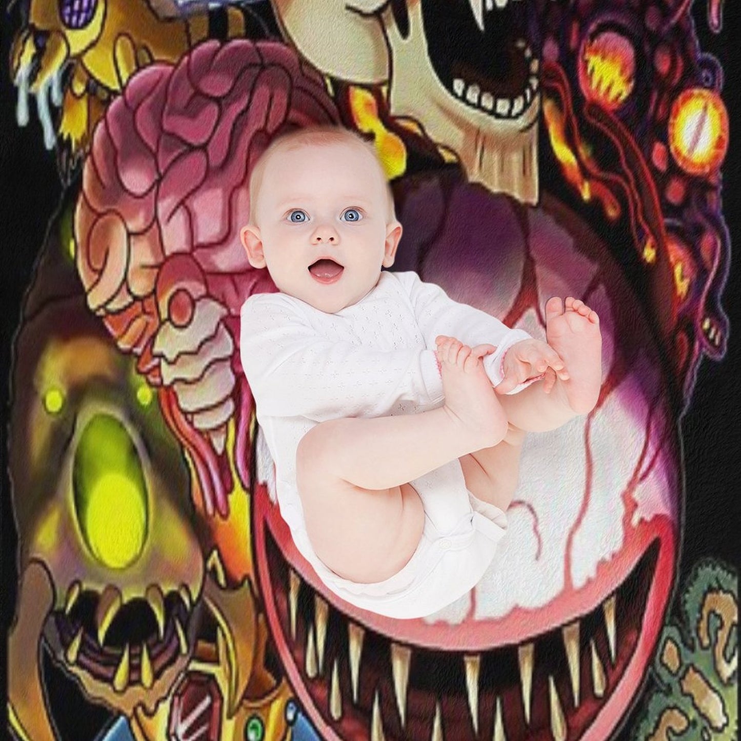 Gifts For Men Terraria Game Boss For Fans Rush Halloween Wrinkle-free Throw Blanket