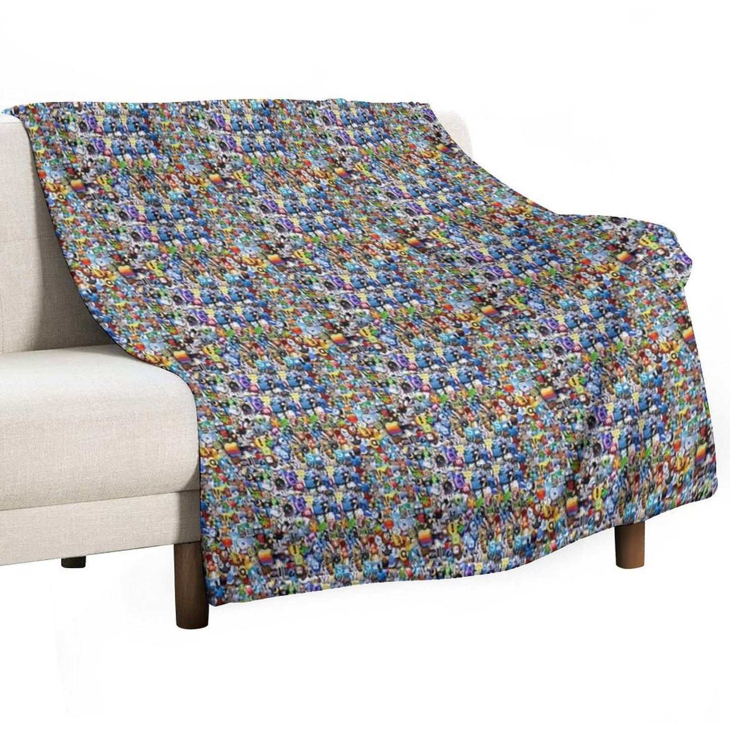 Free Shrink-resistant Throw Blanket