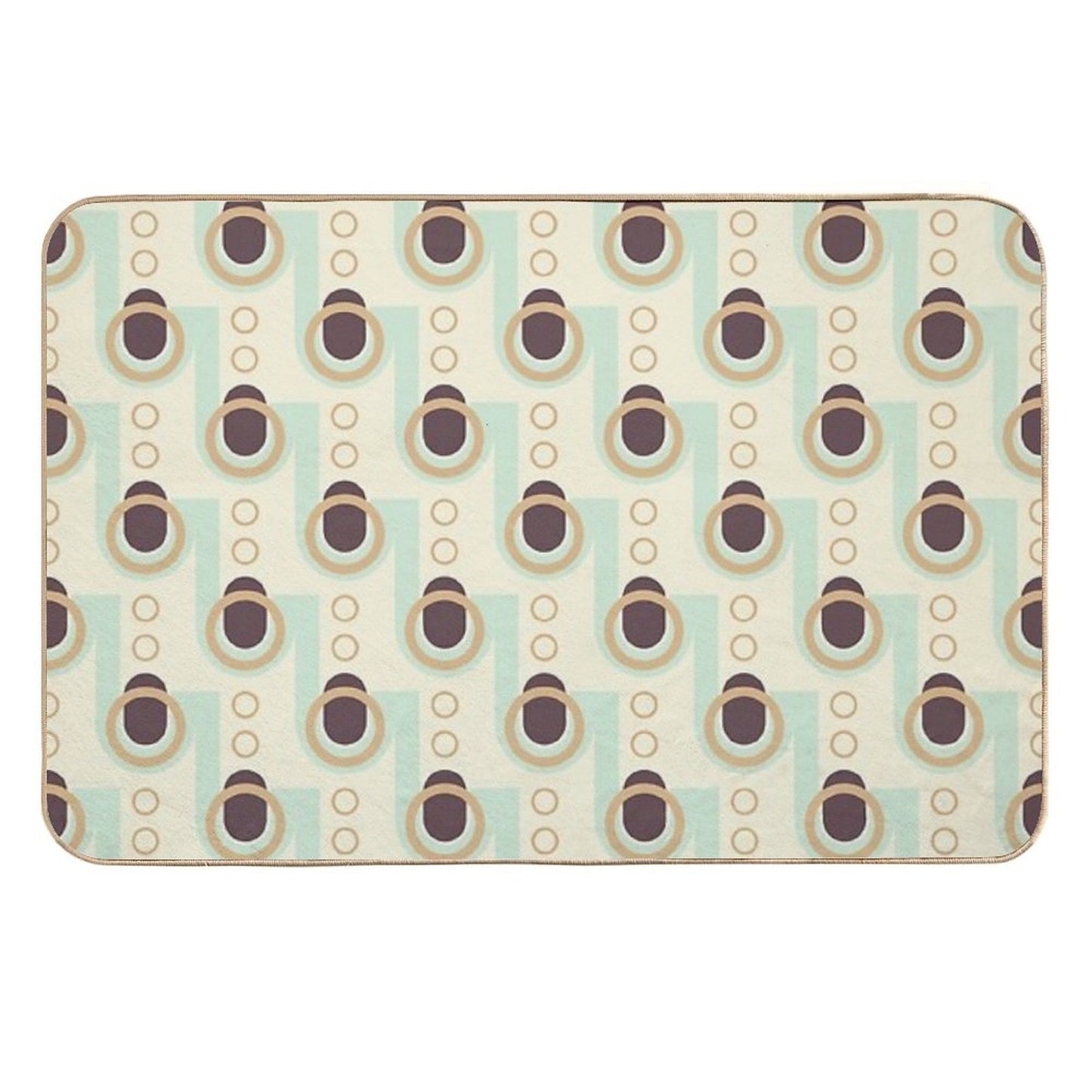 Abstract Geometric Art Pattern Anti-Trip Bath Mat