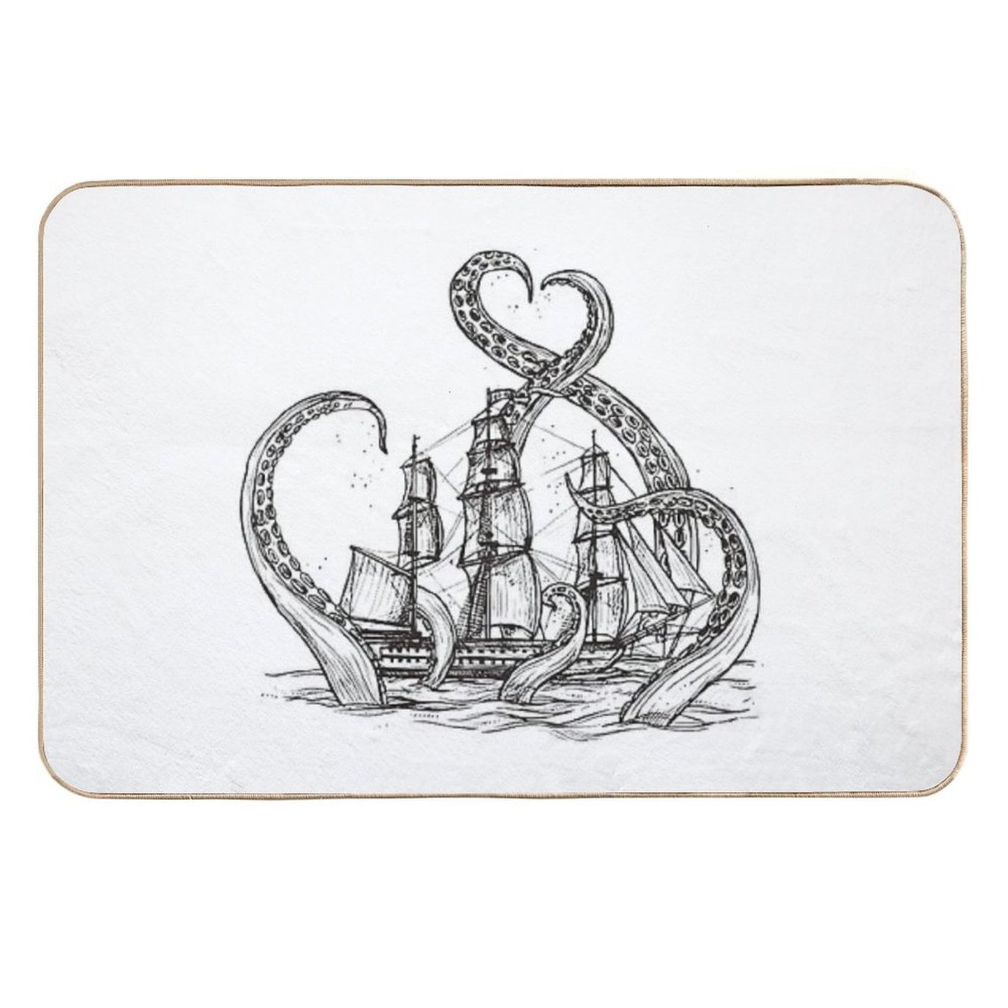 Kraken Stain-Proof Bath Mat