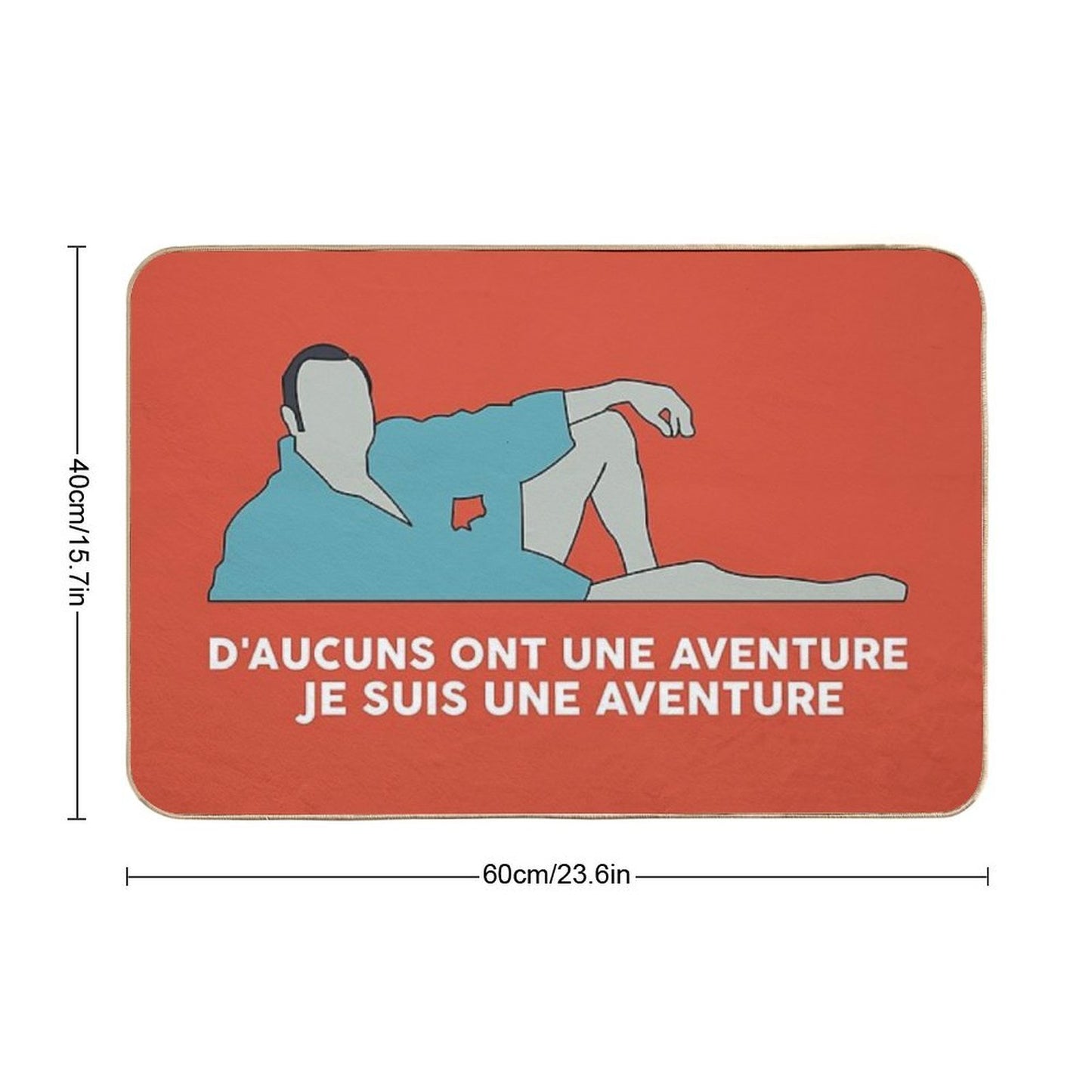 I Am An Adventure - OSS 117 Multi-Purpose Bath Mat