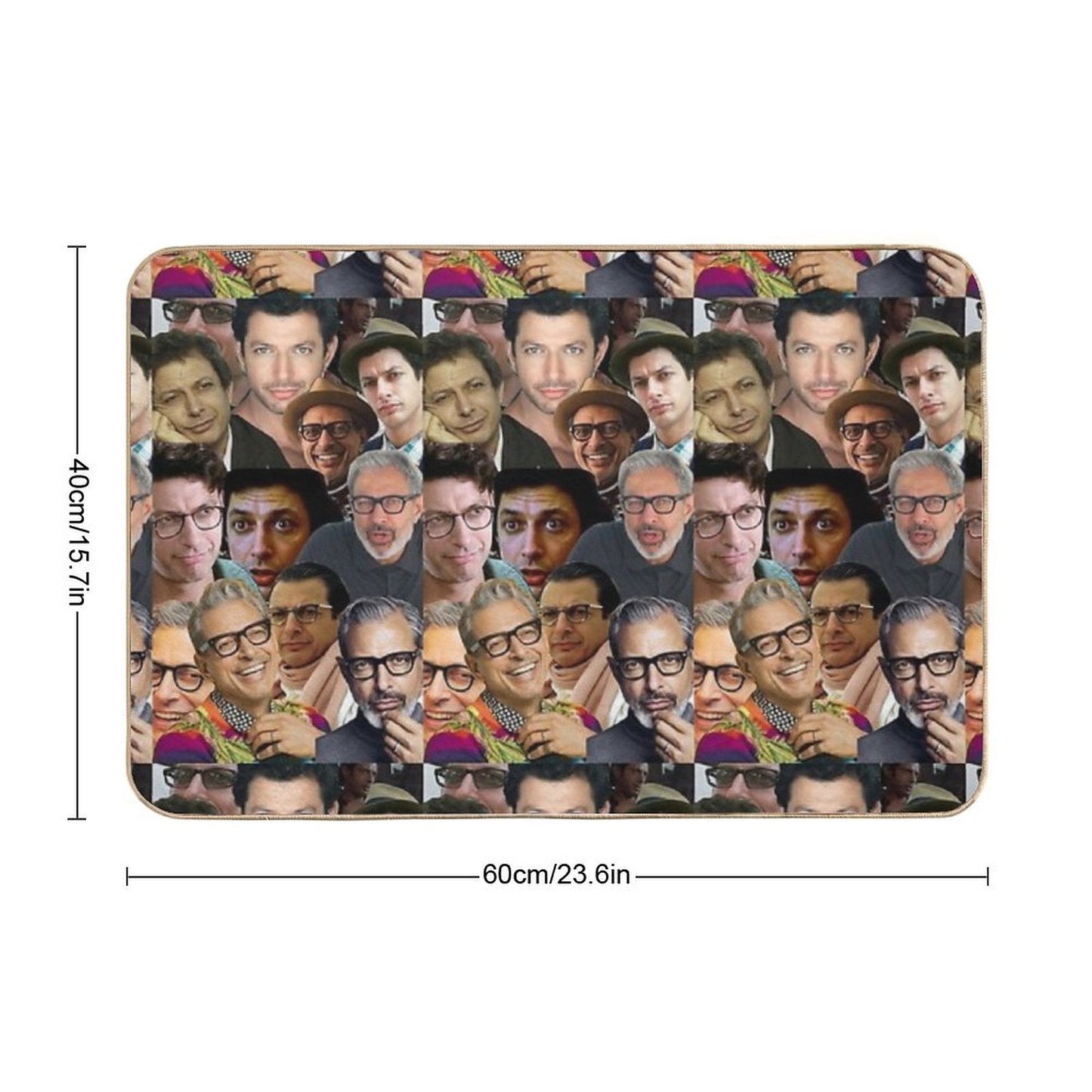 Jeff Goldblum Stain-Proof Bath Mat