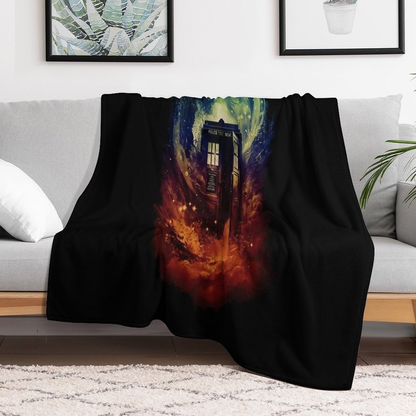 The Vortex Machine-washable Throw Blanket