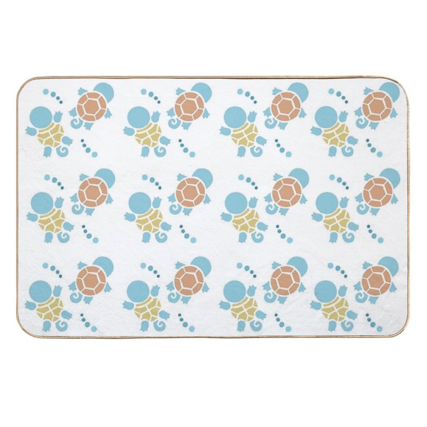 Poke Tiny Turtles Durable Bath Mat