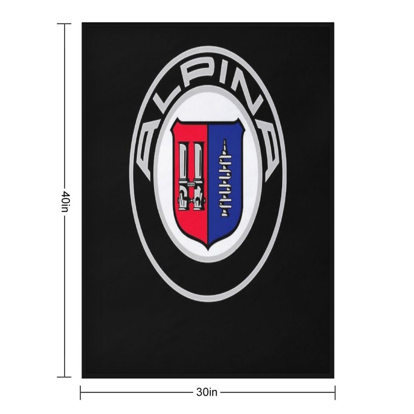 Alpina - Classic Car Logos Classic Lightweight Throw Blanket