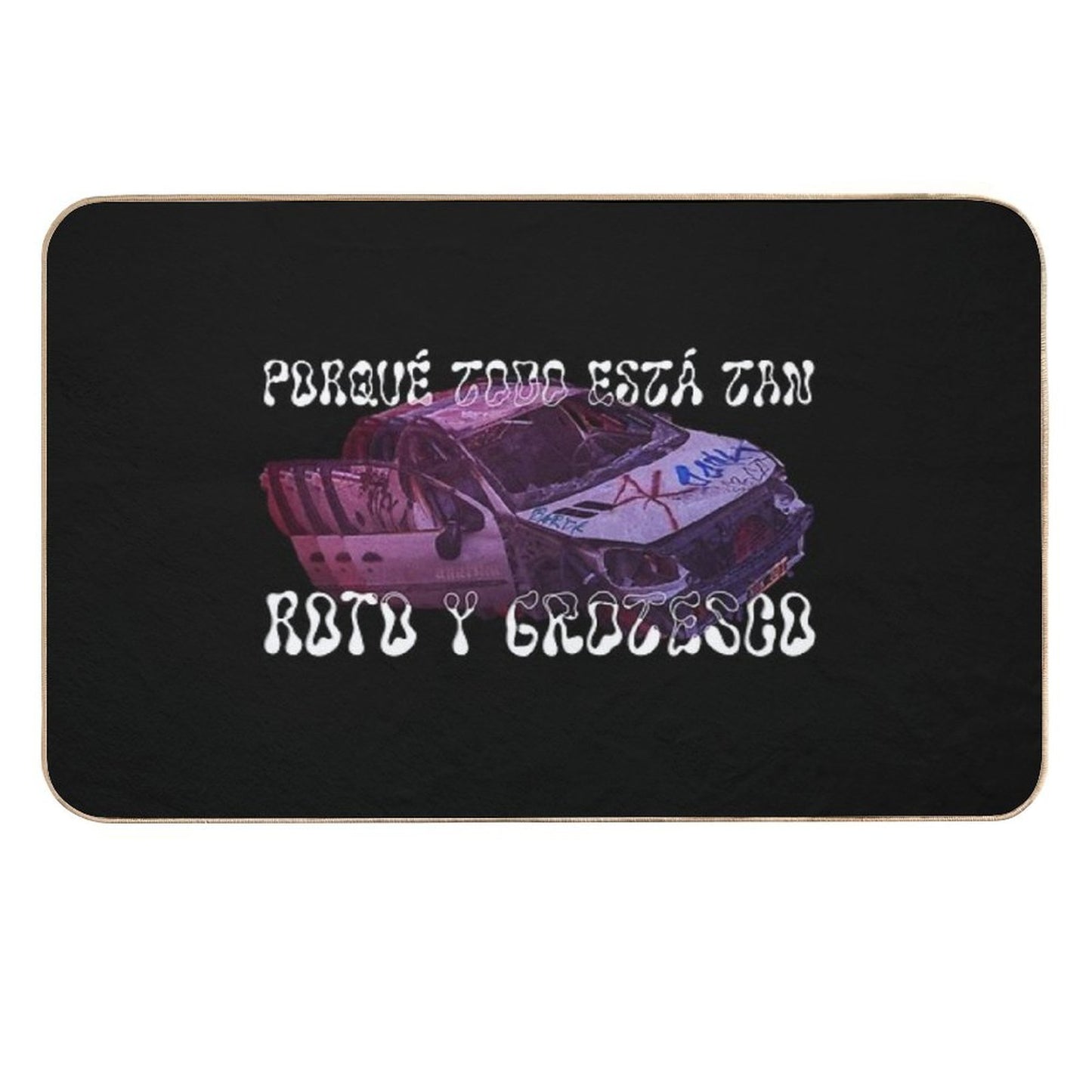 BROKEN & GROTESQUE Durable Bath Mat