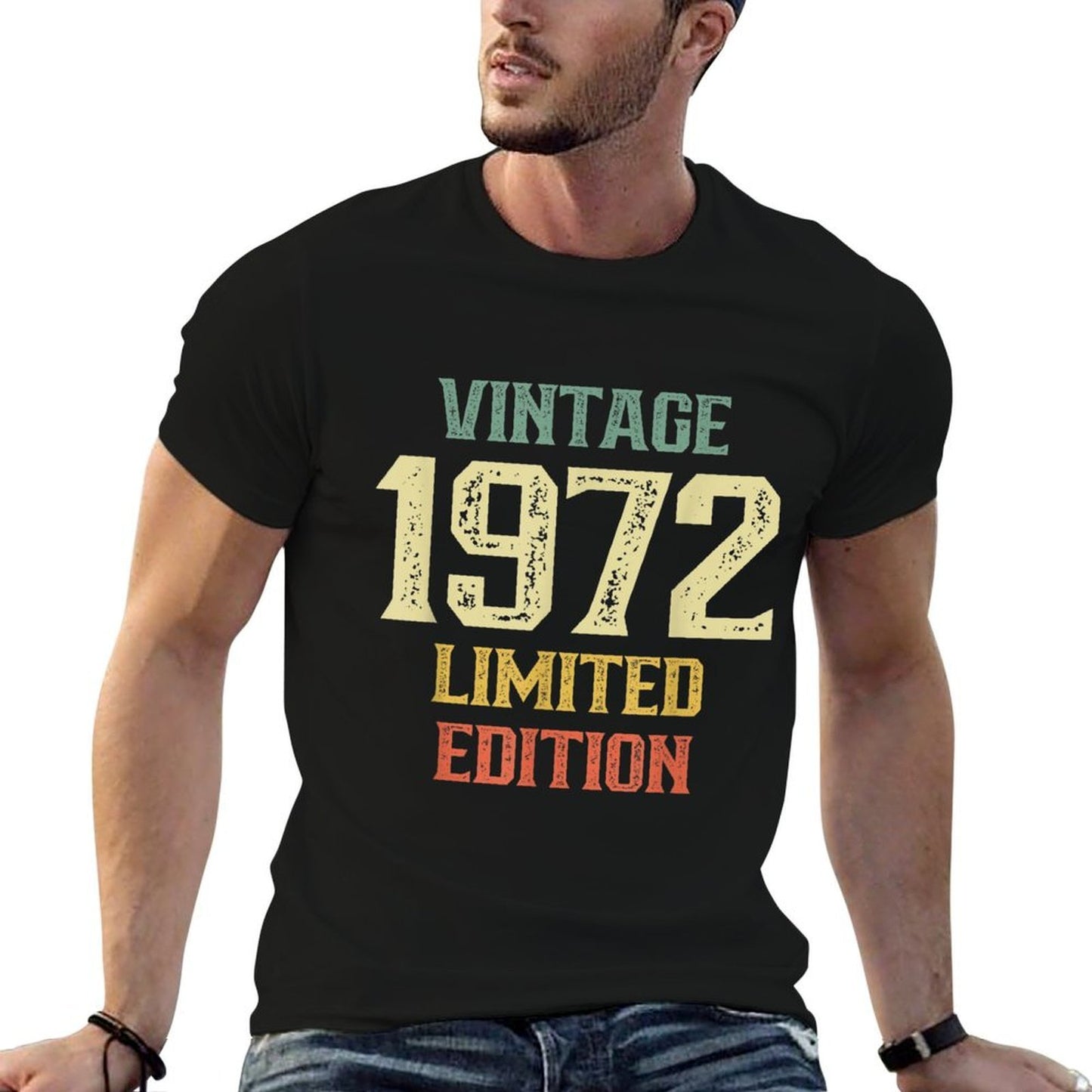 Vintage 1972 Limited Edition 50 Year Old Funny 50th Birthday Quick-drying T-Shirt