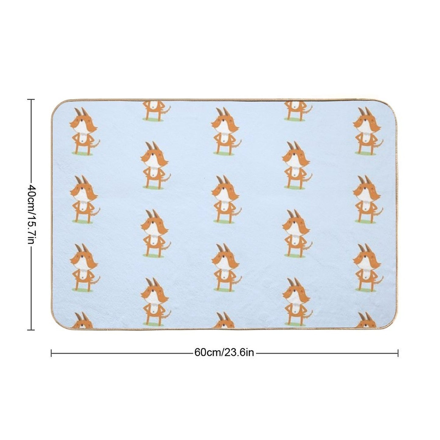 I Am A Fox Absorbent Bath Mat