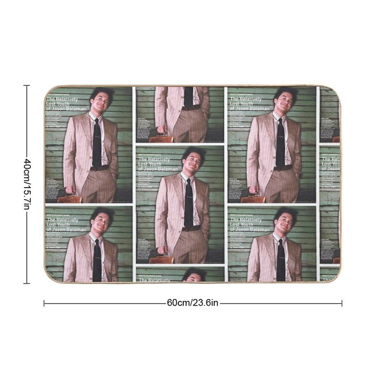 Jason Bateman Mag Easy Maintenance Bath Mat