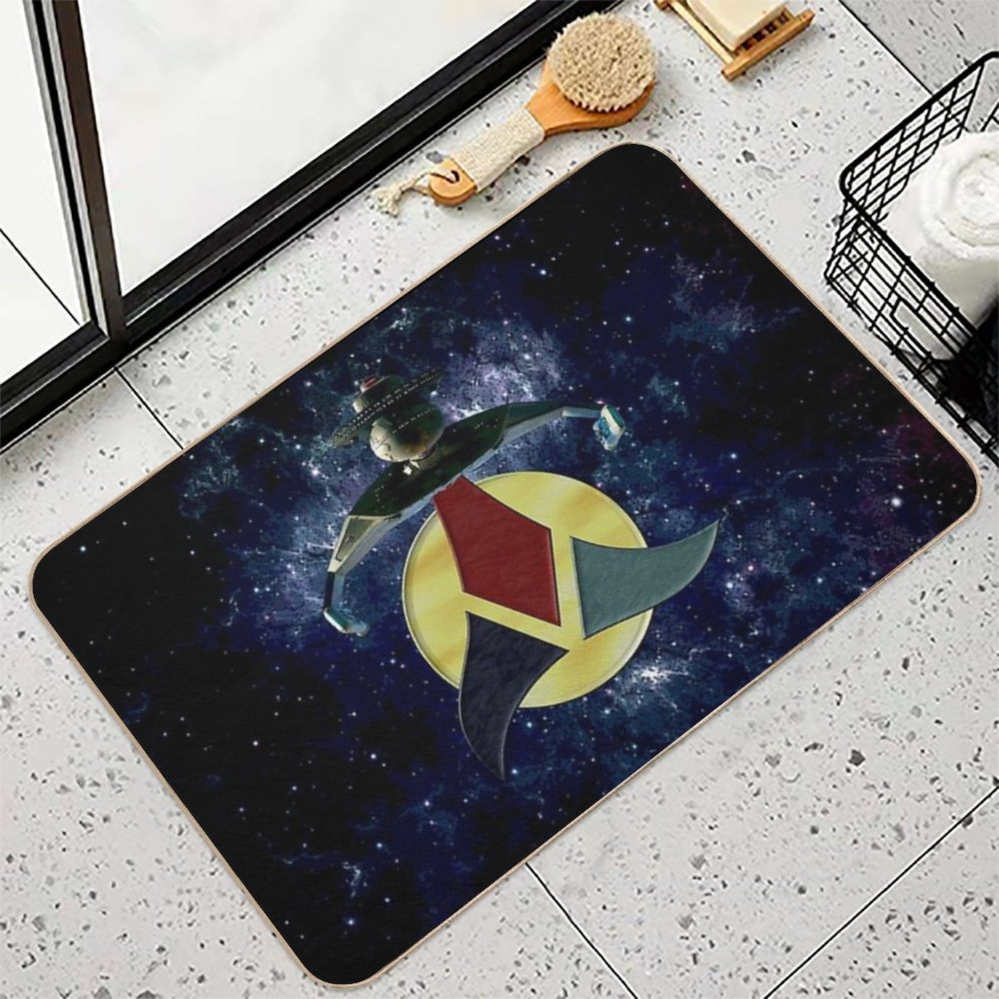 KLINGON HEART OF VIRTUE Absorbent Bath Mat