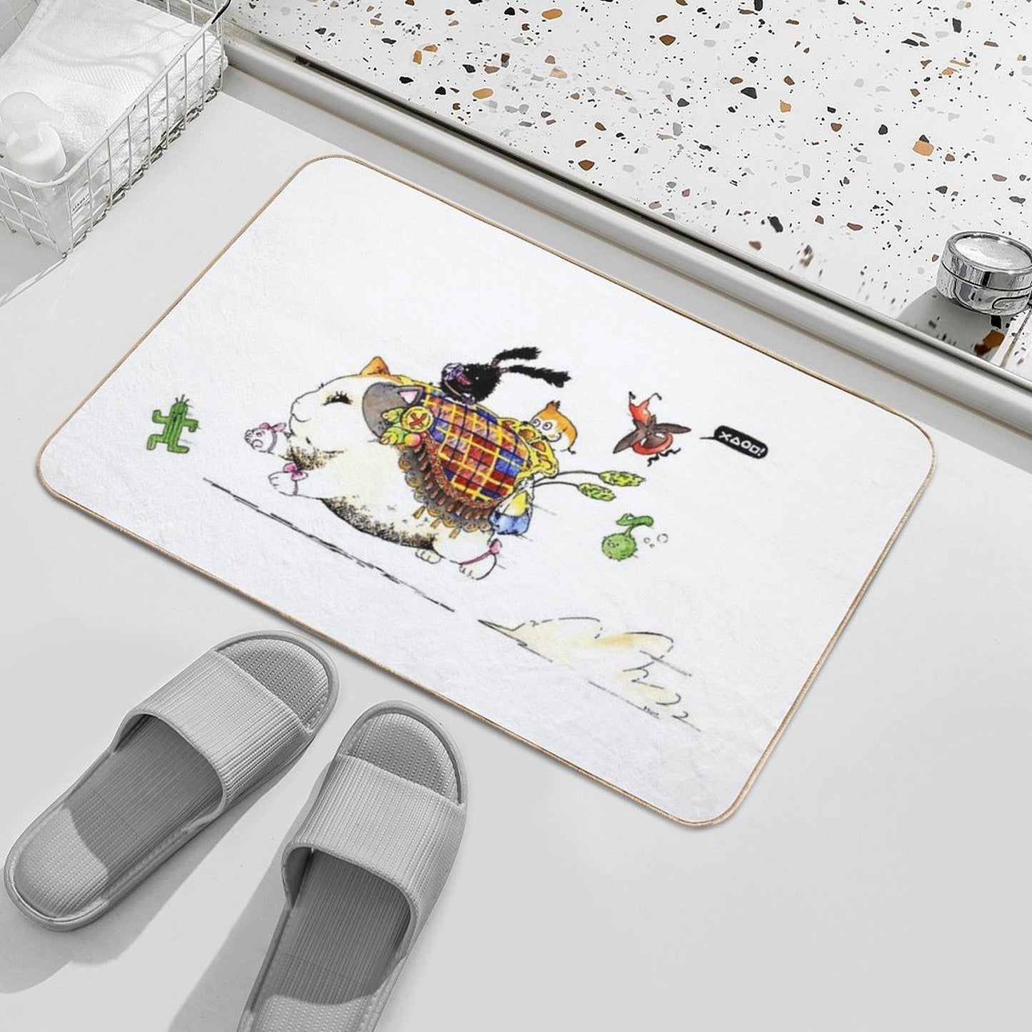 To Adventure! Versatile Bath Mat