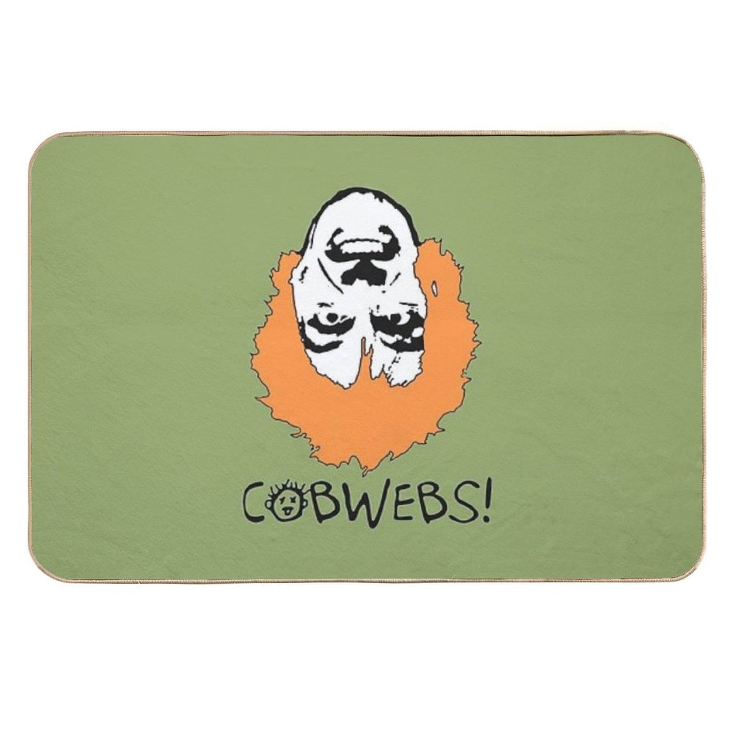 Cobwebs! Repositionable Bath Mat