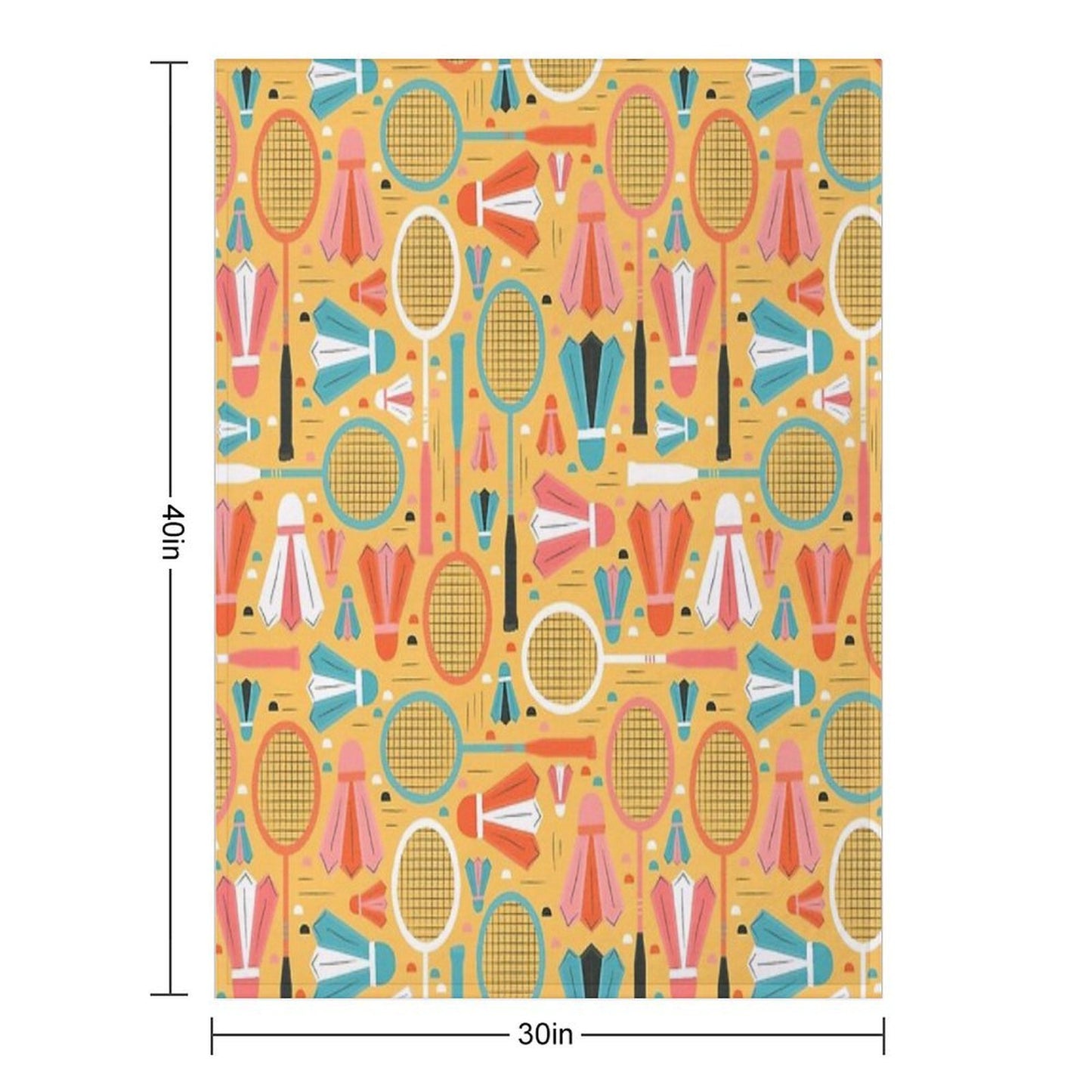 Badminton Comfort Throw Blanket
