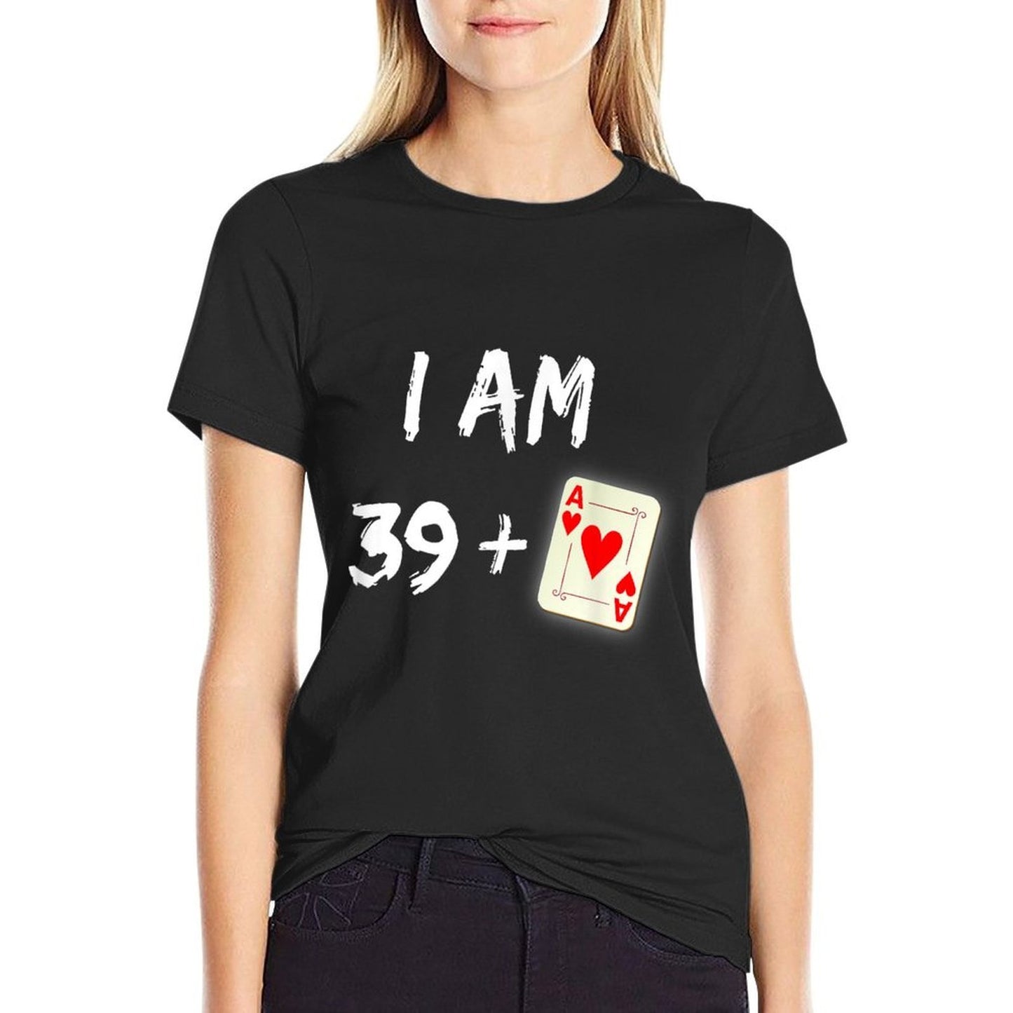 40th Birthday Poker Poker Player Gift Party Ace Stretchy T-Shirt