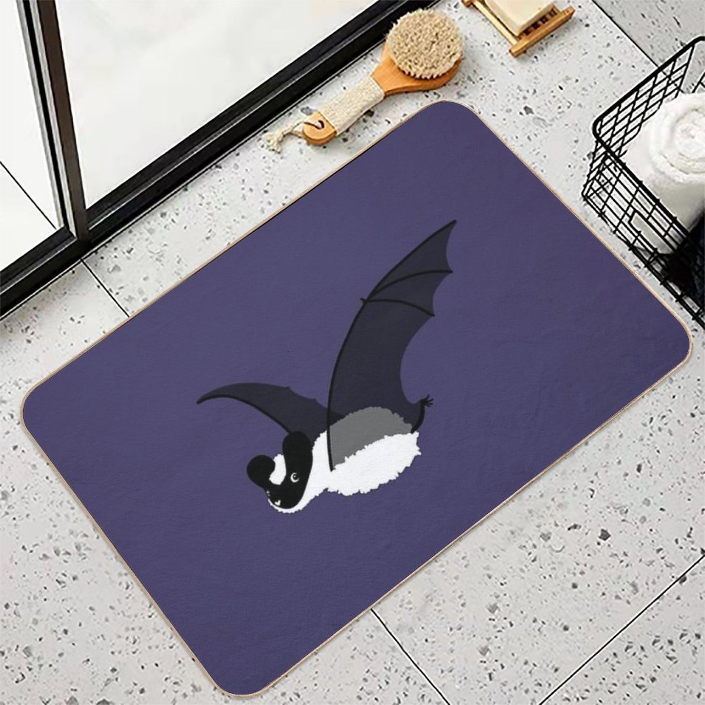 Murphy, Hero of The Night Fade-Resistant Bath Mat