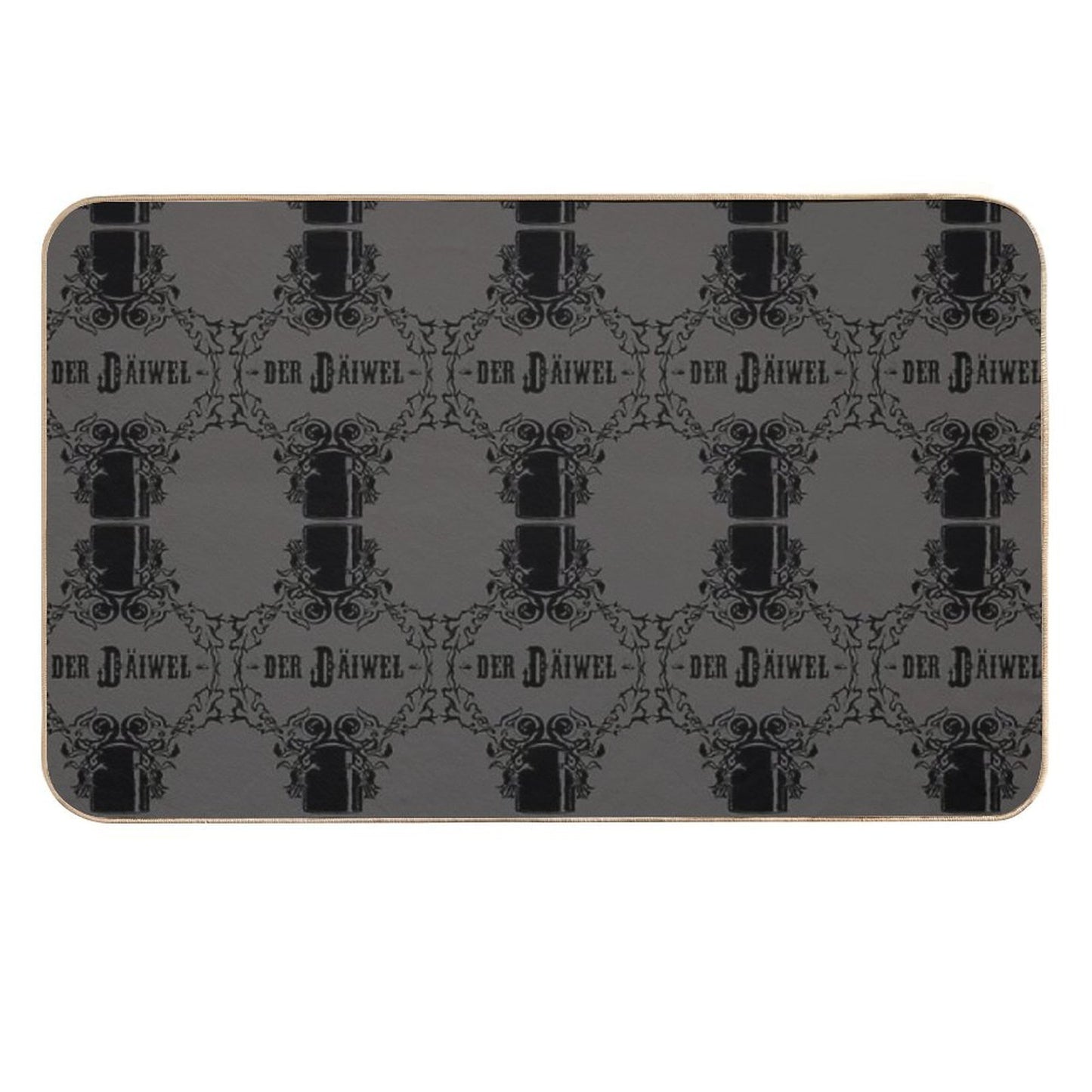 Der Däiwel Solo Fade-Resistant Bath Mat