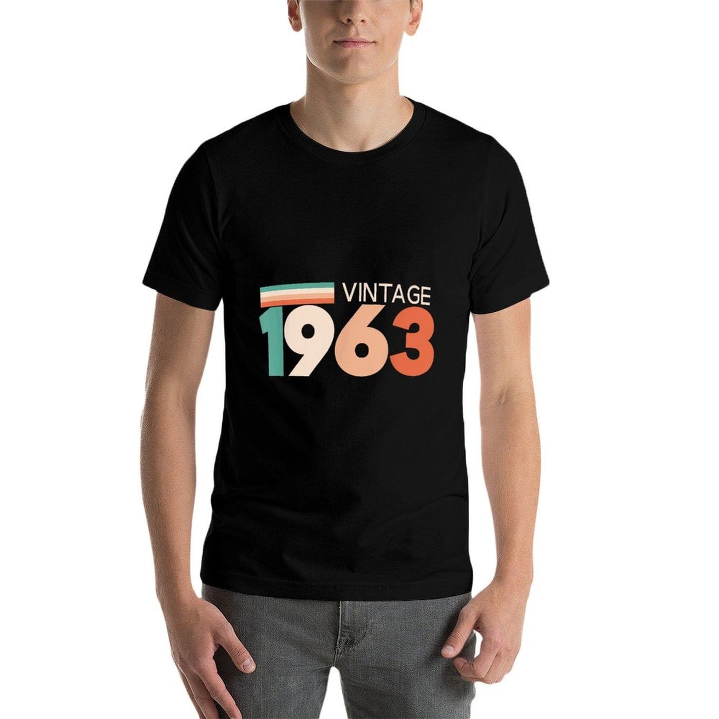 60th Birthday Vintage 1963 60 Years Old Design Breathable T-Shirt