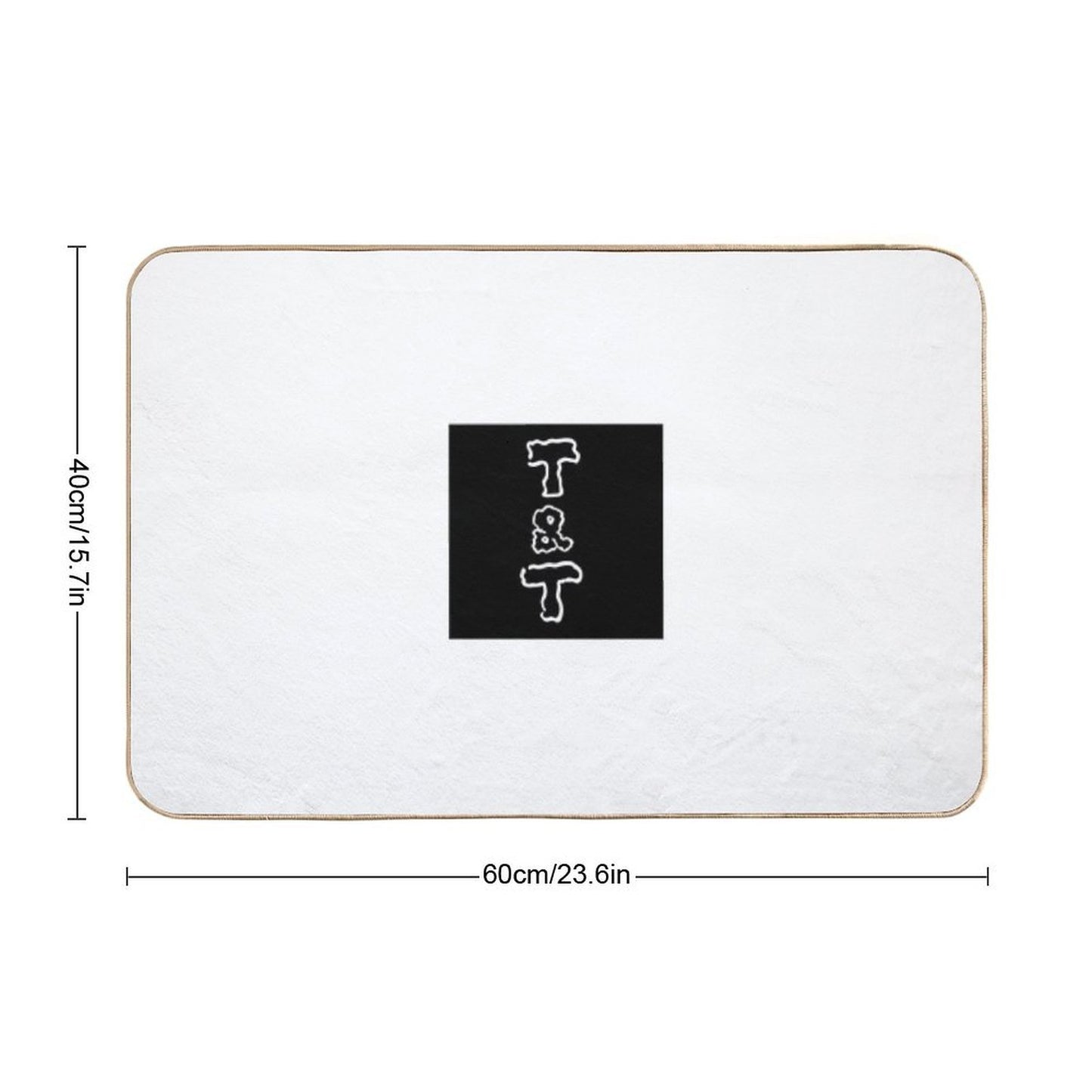 T&T Logo Anti-Trip Bath Mat