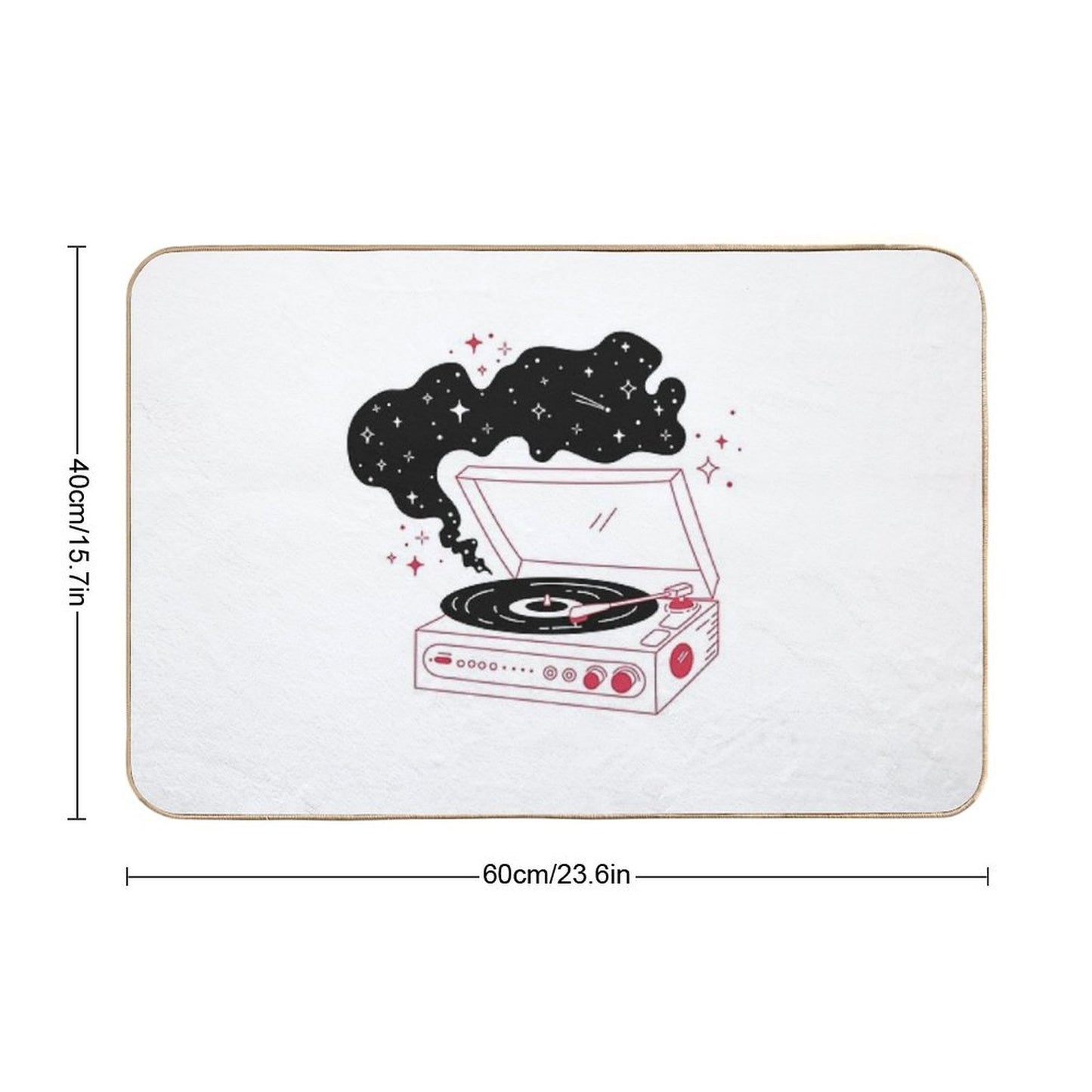 Space Record Easy To Clean Bath Mat