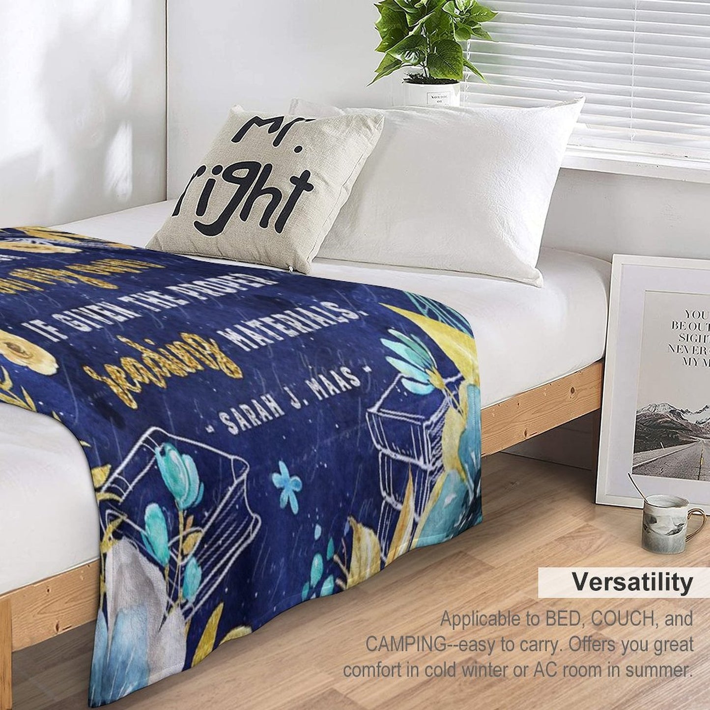 I Can Survive Machine-washable Throw Blanket