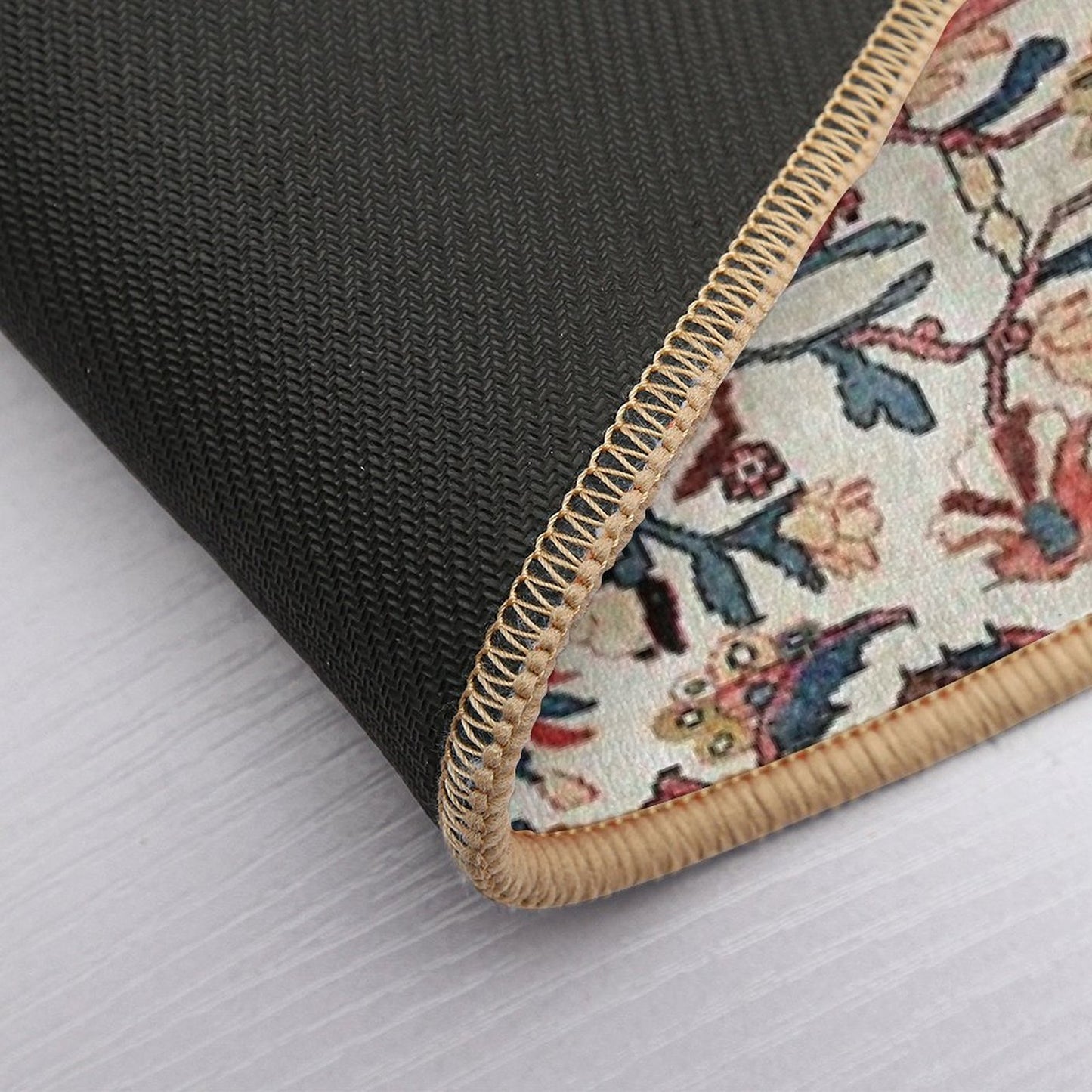 Mahal West Persian Rug Print Slip-Resistant Bath Mat